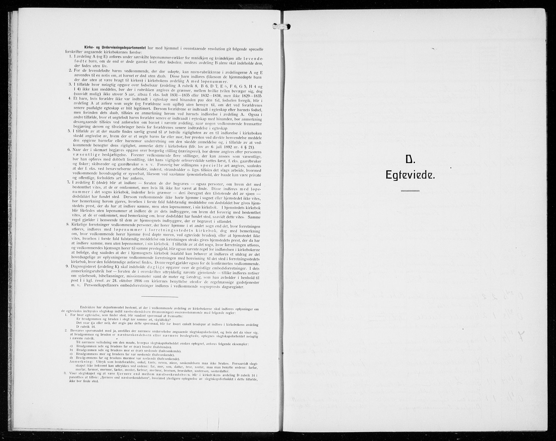 Odda Sokneprestembete, AV/SAB-A-77201/H/Hab: Parish register (copy) no. D 2, 1915-1940