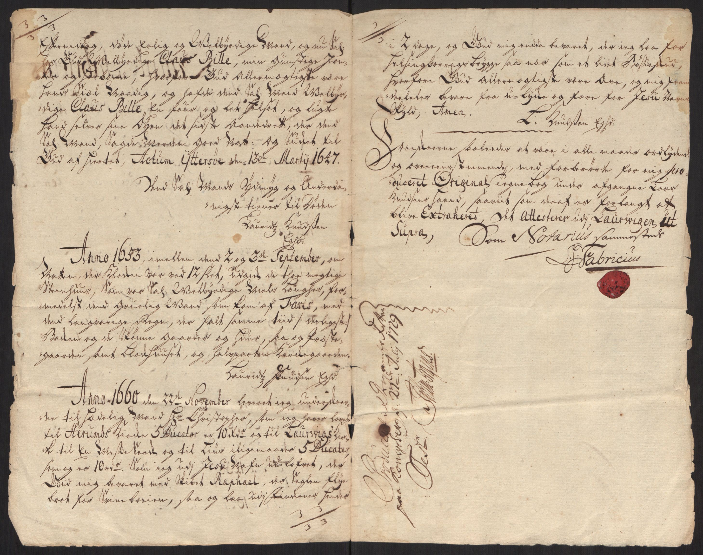 Larvik grevskap, SAKO/A-1056/Y/Yb/L0001: Dokumenter, 1698-1782, p. 68
