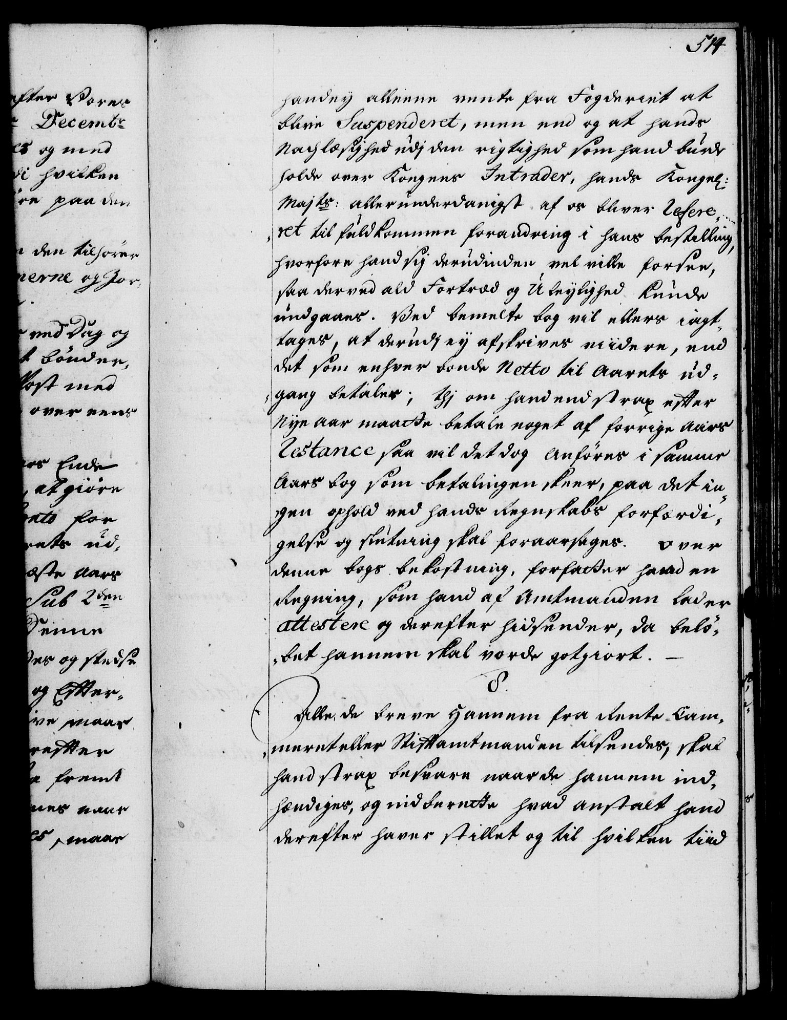 Rentekammeret, Kammerkanselliet, RA/EA-3111/G/Gg/Ggi/L0002: Norsk instruksjonsprotokoll med register (merket RK 53.35), 1729-1751, p. 514