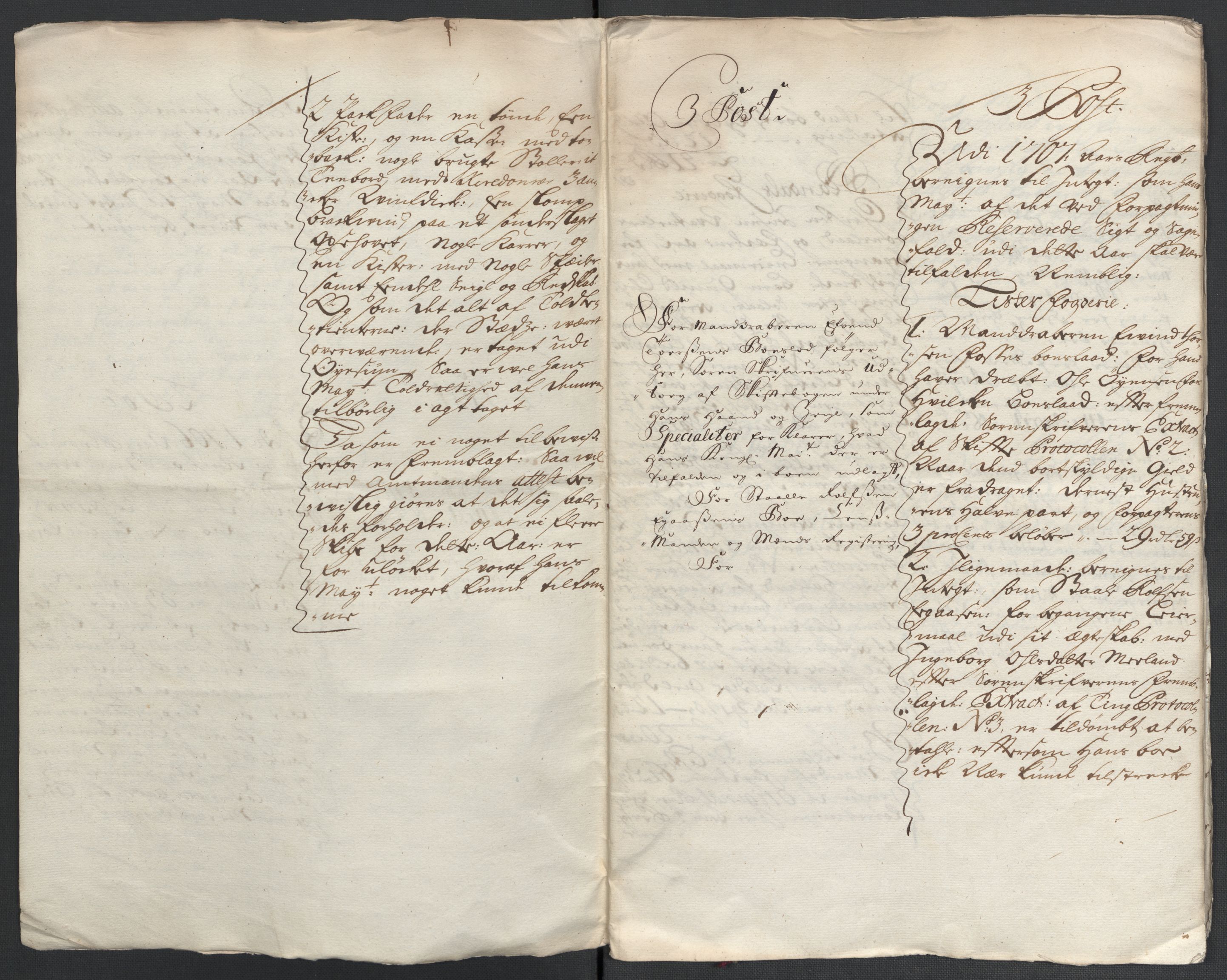 Rentekammeret inntil 1814, Reviderte regnskaper, Fogderegnskap, RA/EA-4092/R43/L2552: Fogderegnskap Lista og Mandal, 1705-1709, p. 356