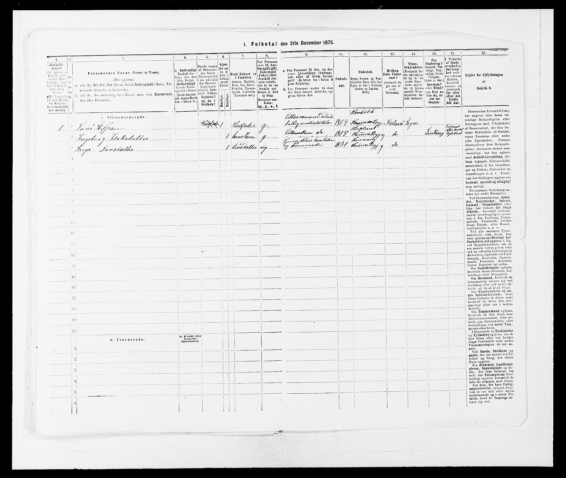 SAB, 1875 census for 1247P Askøy, 1875, p. 582