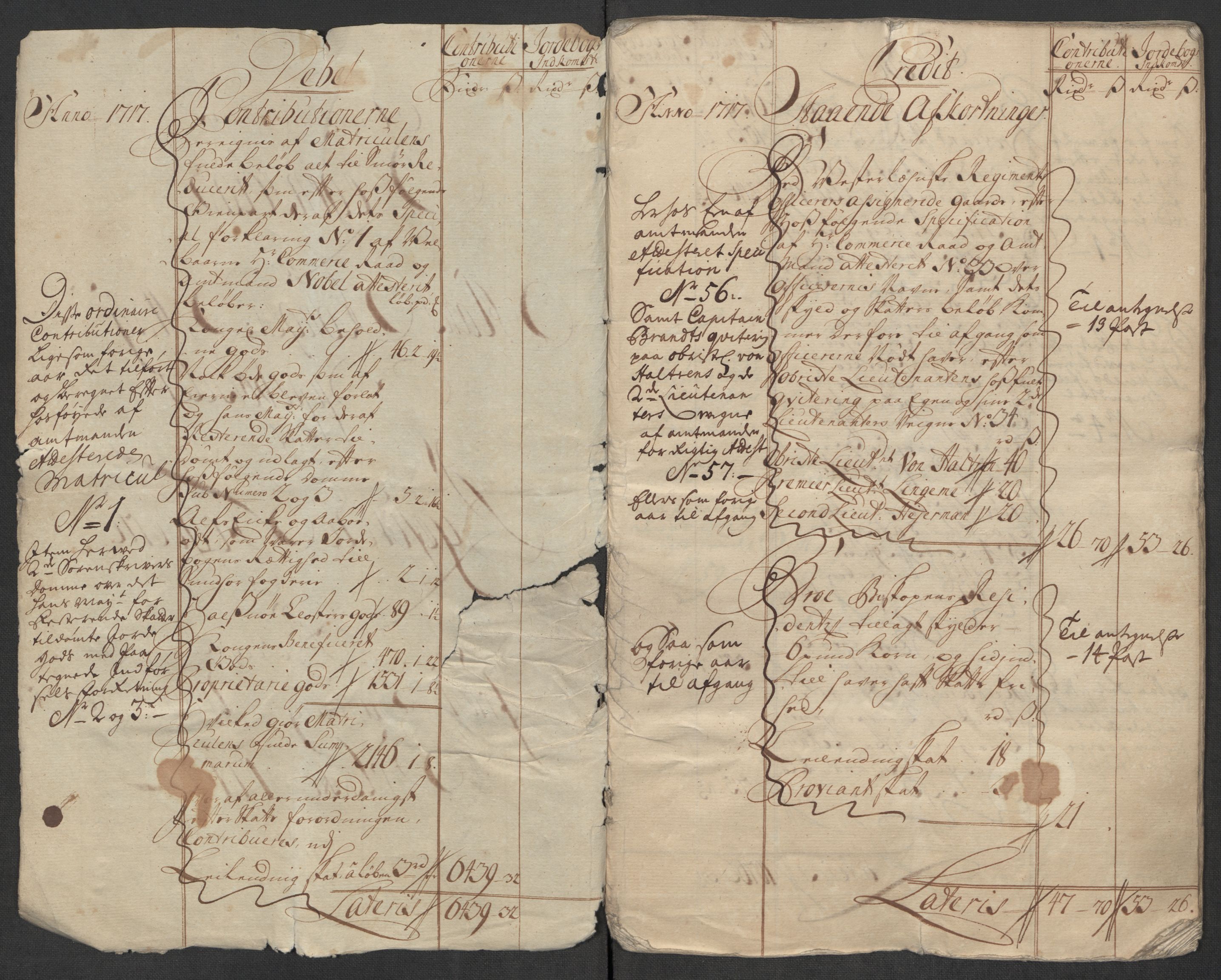 Rentekammeret inntil 1814, Reviderte regnskaper, Fogderegnskap, RA/EA-4092/R47/L2870: Fogderegnskap Ryfylke, 1717, p. 4