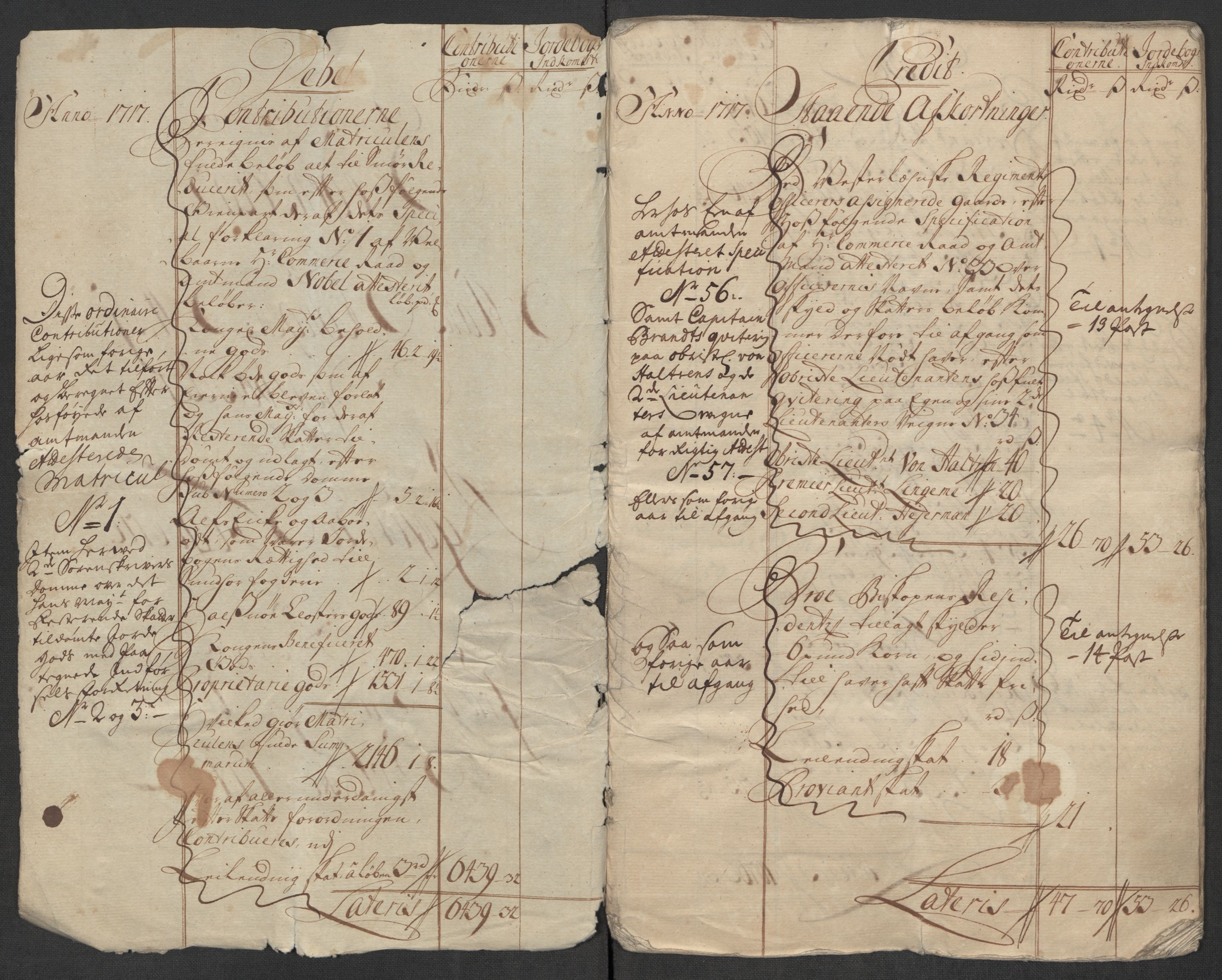 Rentekammeret inntil 1814, Reviderte regnskaper, Fogderegnskap, AV/RA-EA-4092/R47/L2870: Fogderegnskap Ryfylke, 1717, p. 4