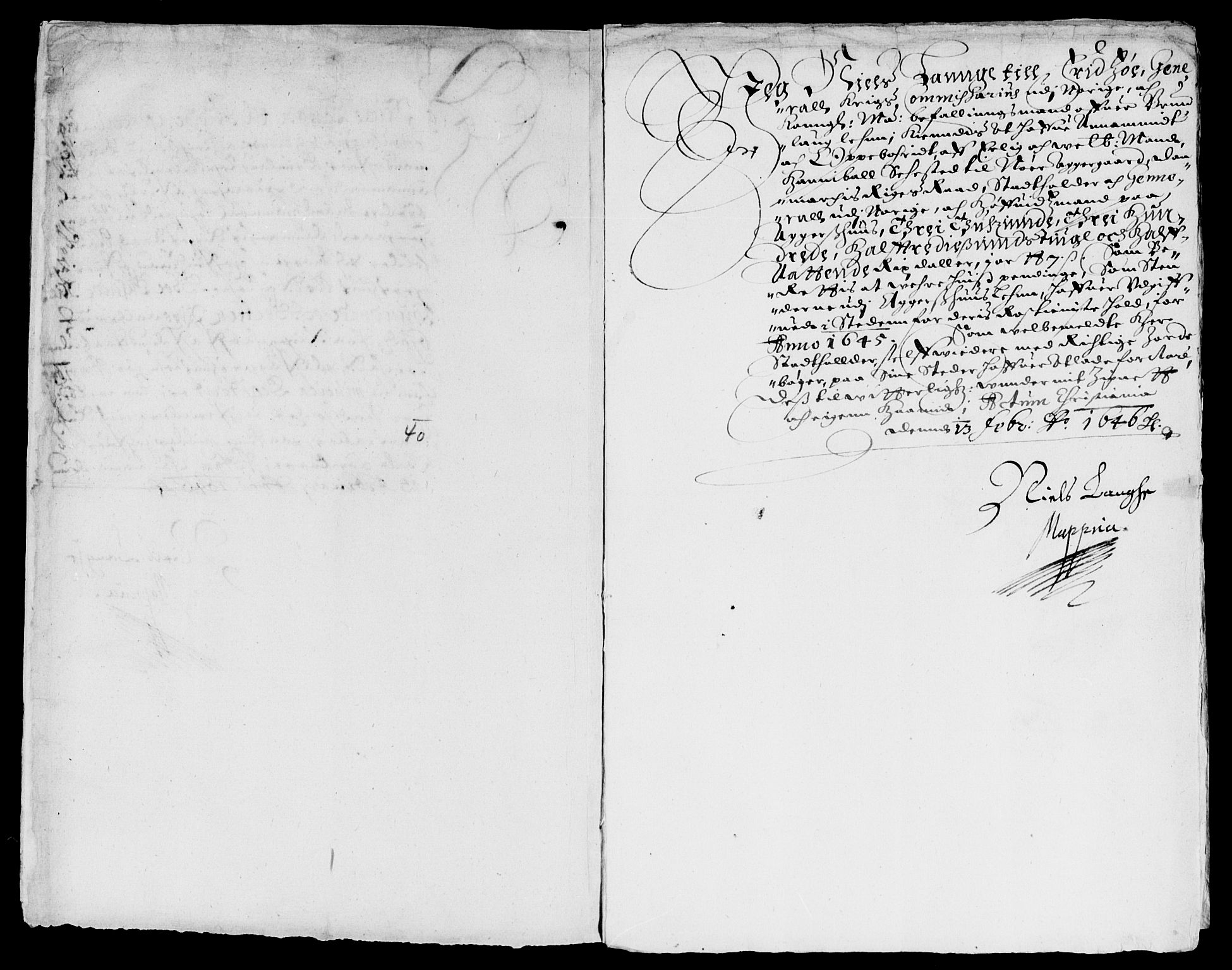Rentekammeret inntil 1814, Reviderte regnskaper, Lensregnskaper, AV/RA-EA-5023/R/Rb/Rba/L0187: Akershus len, 1644-1647