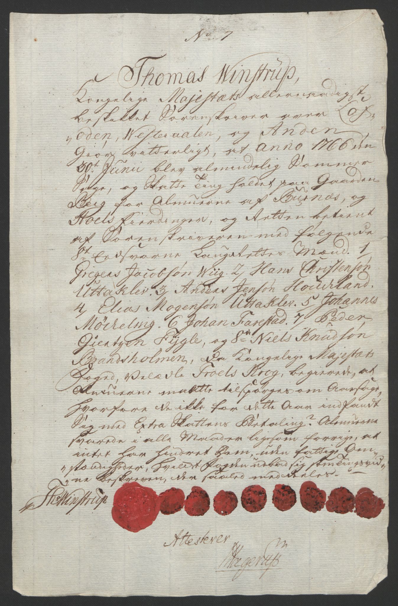 Rentekammeret inntil 1814, Reviderte regnskaper, Fogderegnskap, AV/RA-EA-4092/R67/L4747: Ekstraskatten Vesterålen, Andenes og Lofoten, 1762-1766, p. 478