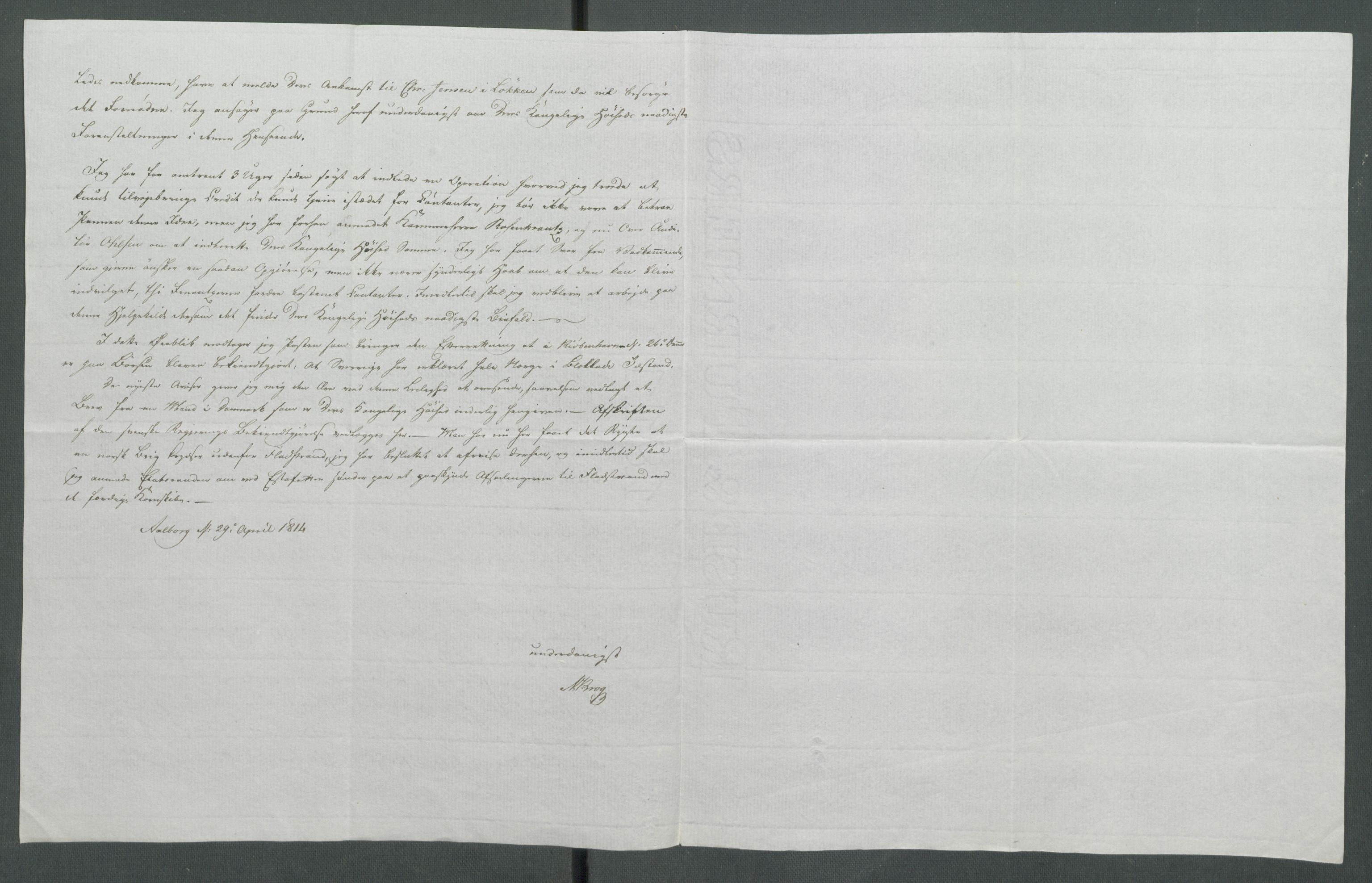 Forskjellige samlinger, Historisk-kronologisk samling, AV/RA-EA-4029/G/Ga/L0009A: Historisk-kronologisk samling. Dokumenter fra januar og ut september 1814. , 1814, p. 60