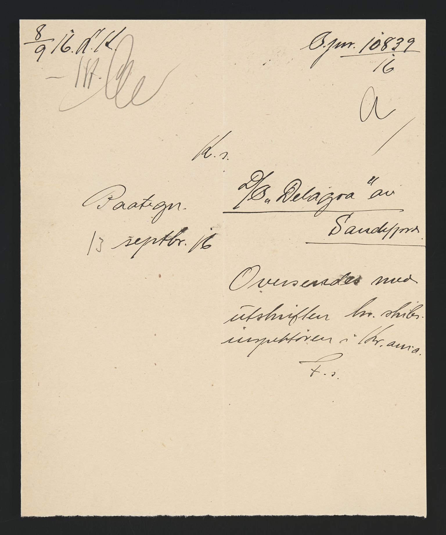 Sjøfartsdirektoratet med forløpere, skipsmapper slettede skip, AV/RA-S-4998/F/Fa/L0235: --, 1847-1930, p. 598