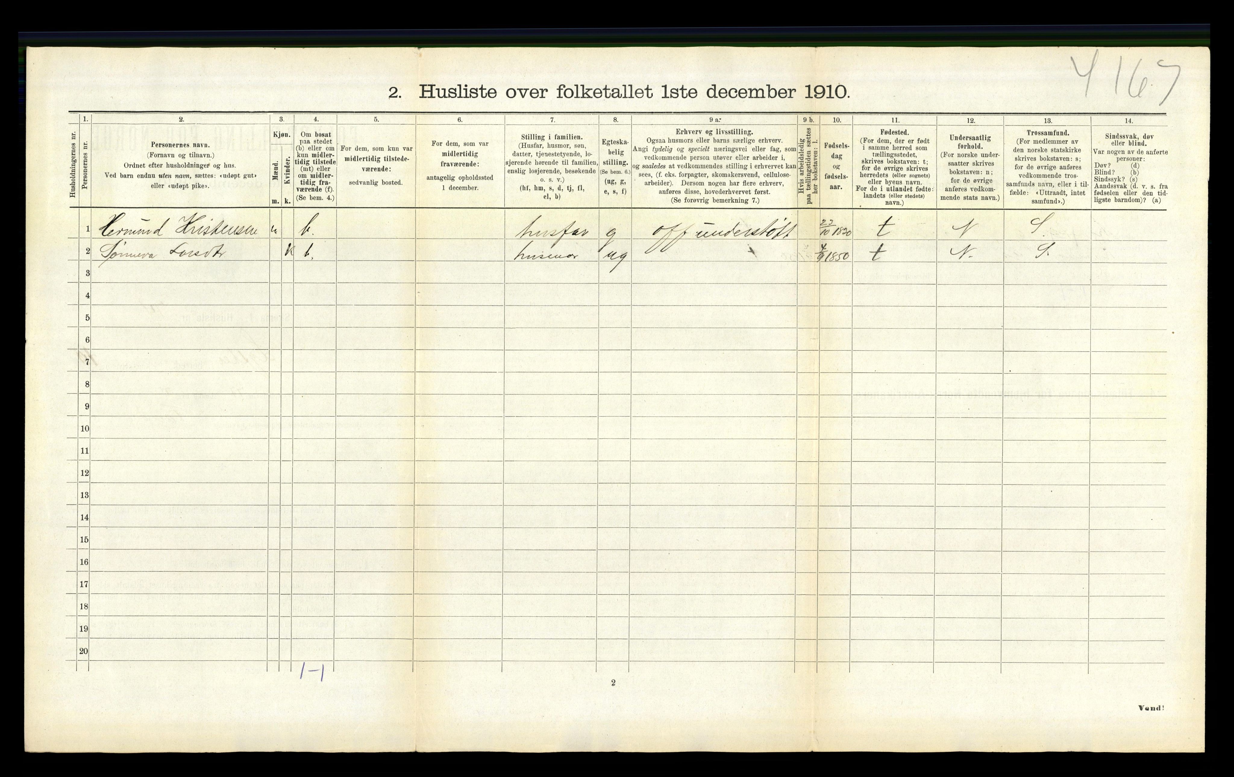 RA, 1910 census for Luster, 1910, p. 1194