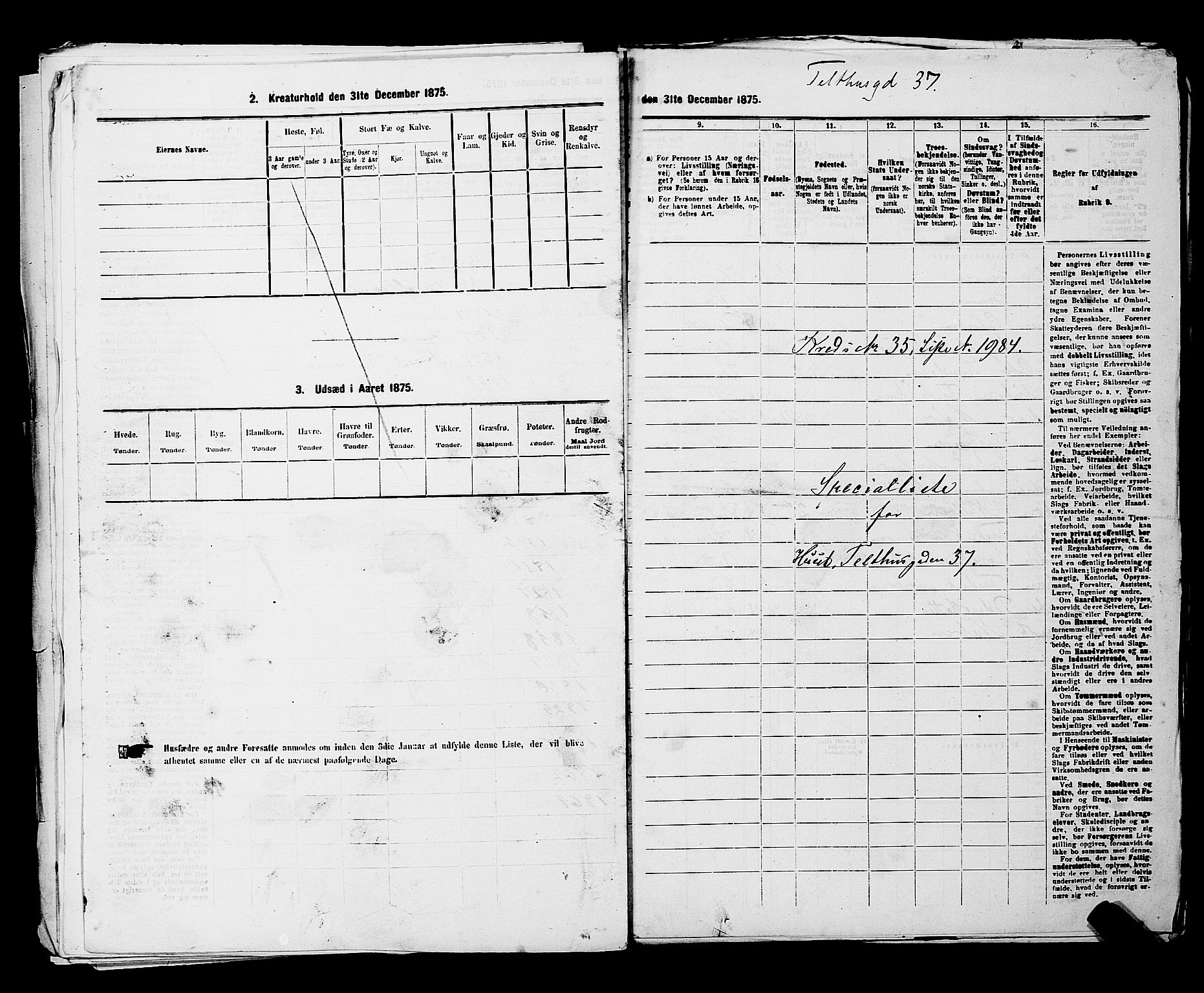 RA, 1875 census for 0301 Kristiania, 1875, p. 5708