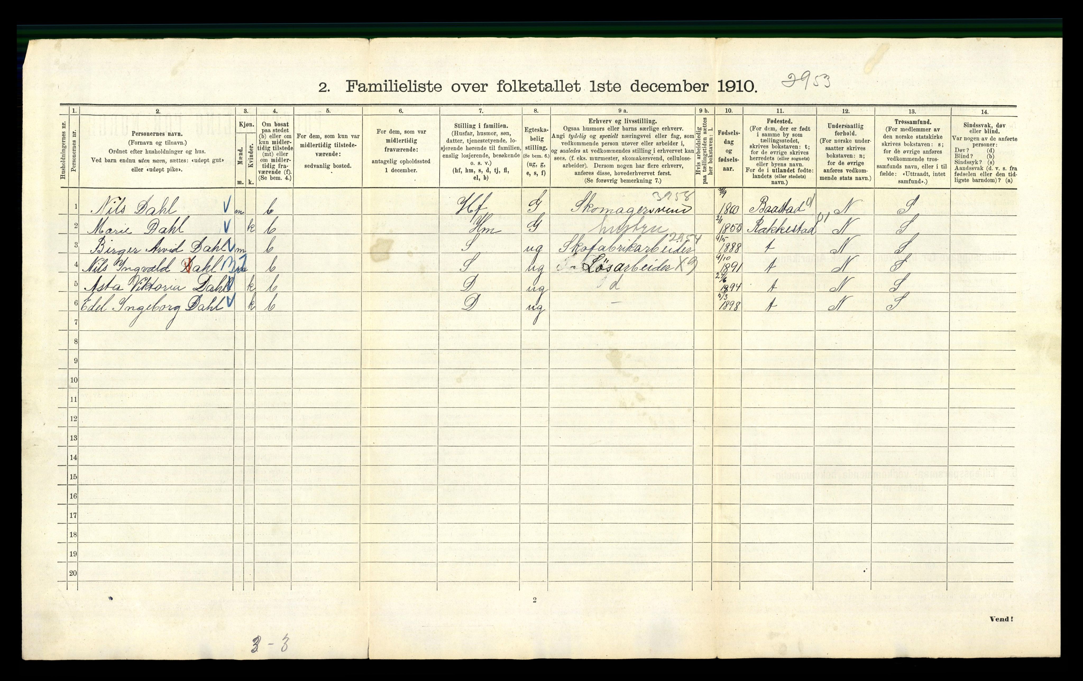 RA, 1910 census for Kristiania, 1910, p. 50394