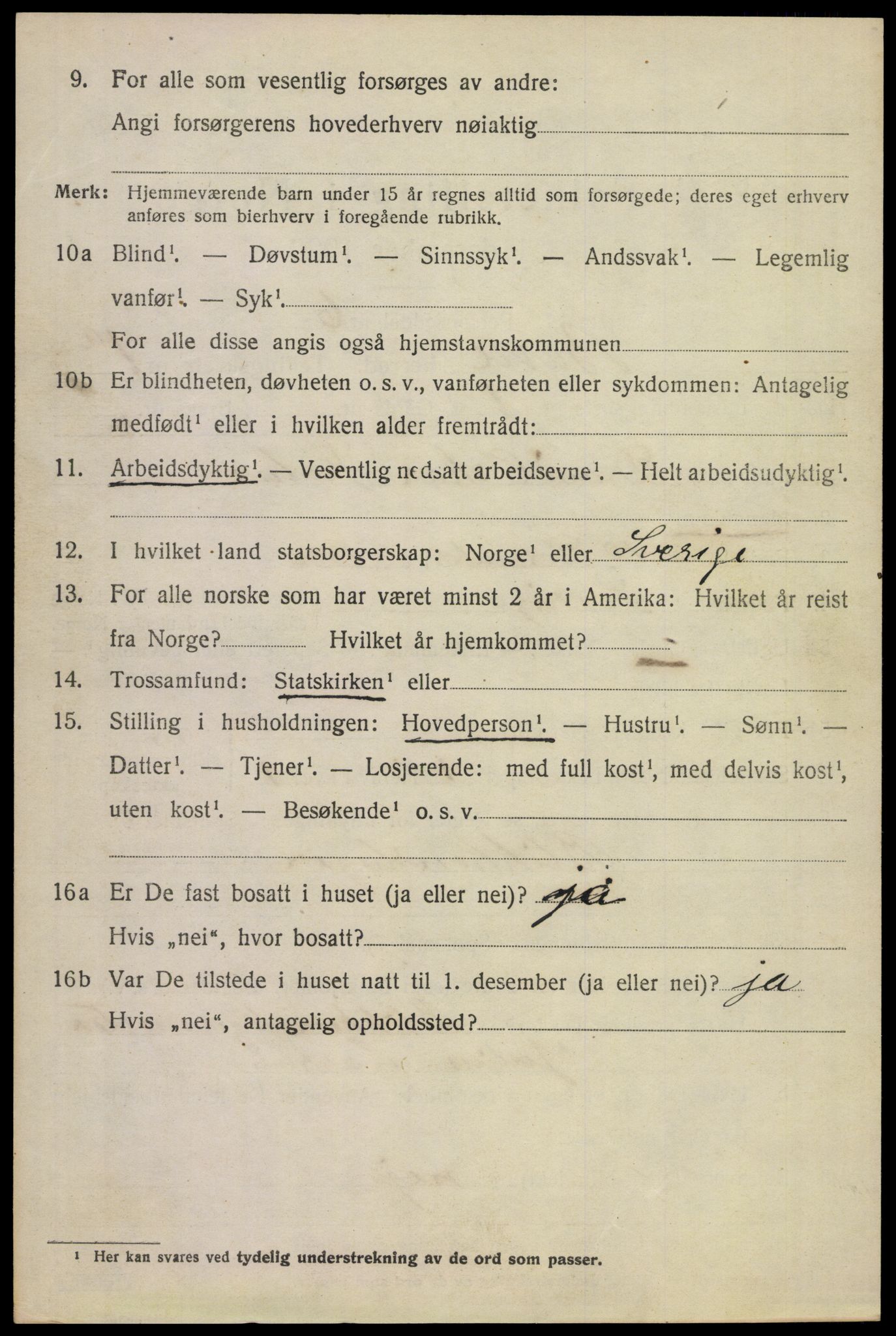 SAKO, 1920 census for Borre, 1920, p. 1389