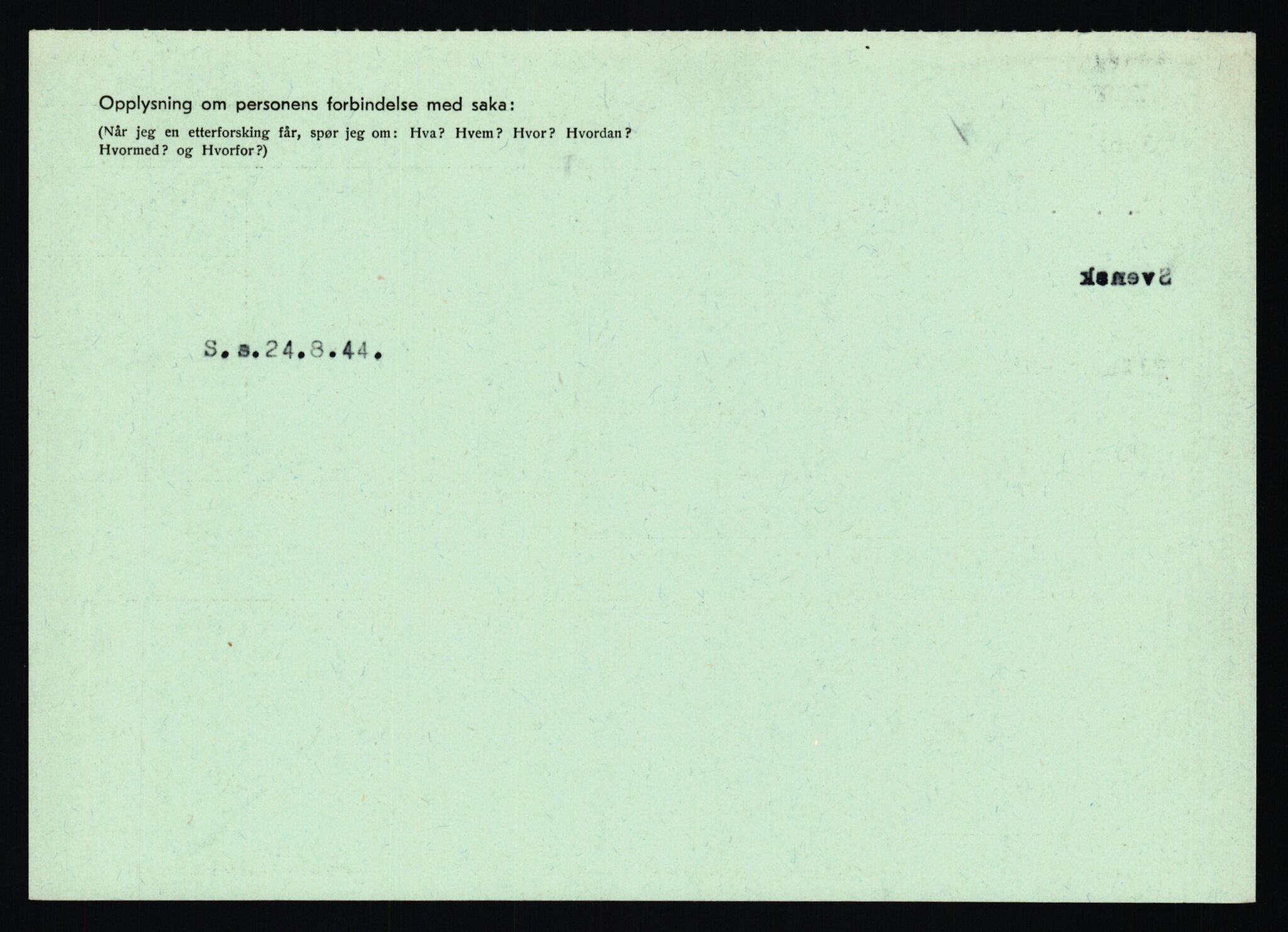 Statspolitiet - Hovedkontoret / Osloavdelingen, AV/RA-S-1329/C/Ca/L0012: Oanæs - Quistgaard	, 1943-1945, p. 2906