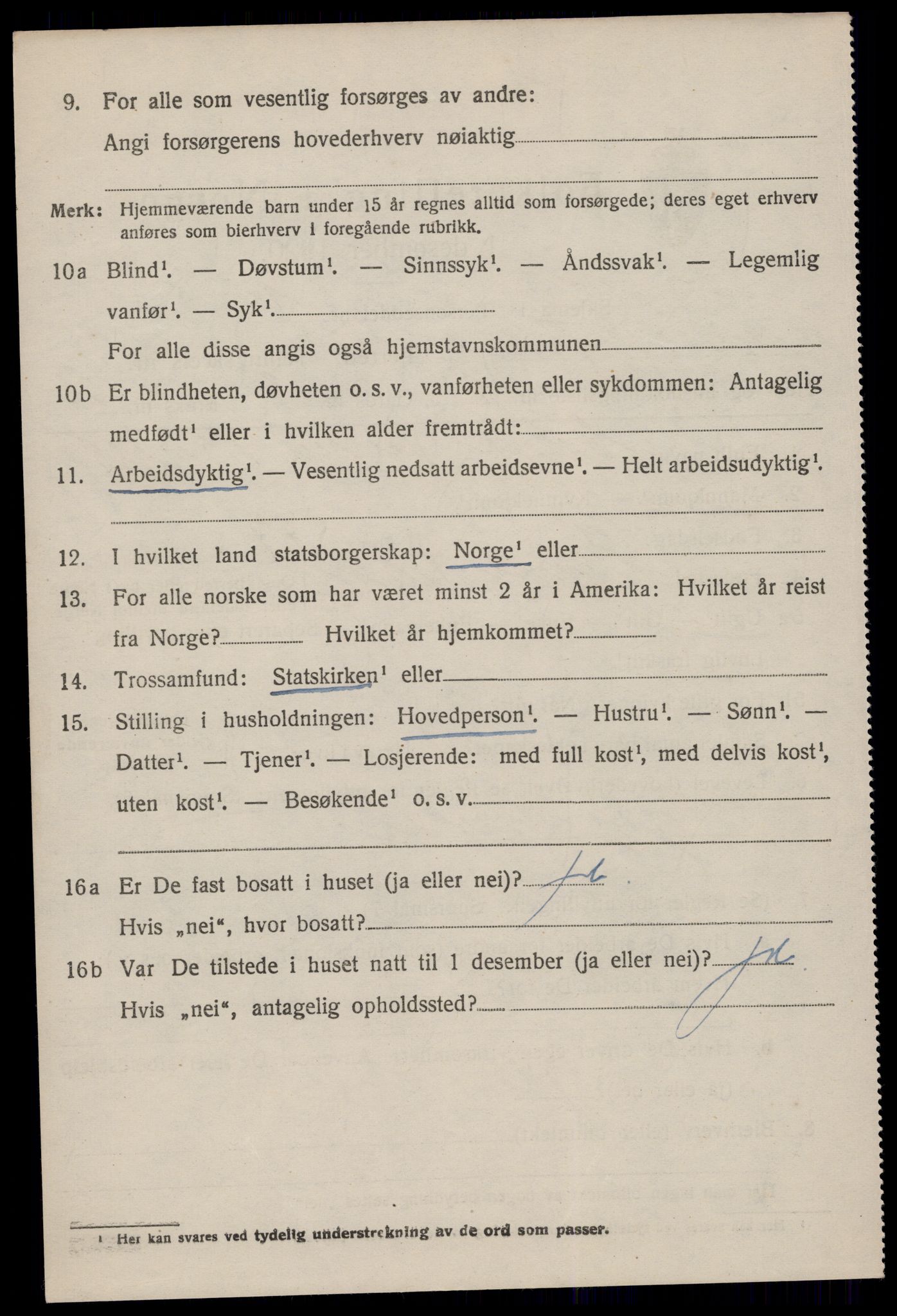 SAKO, 1920 census for Tinn, 1920, p. 4461