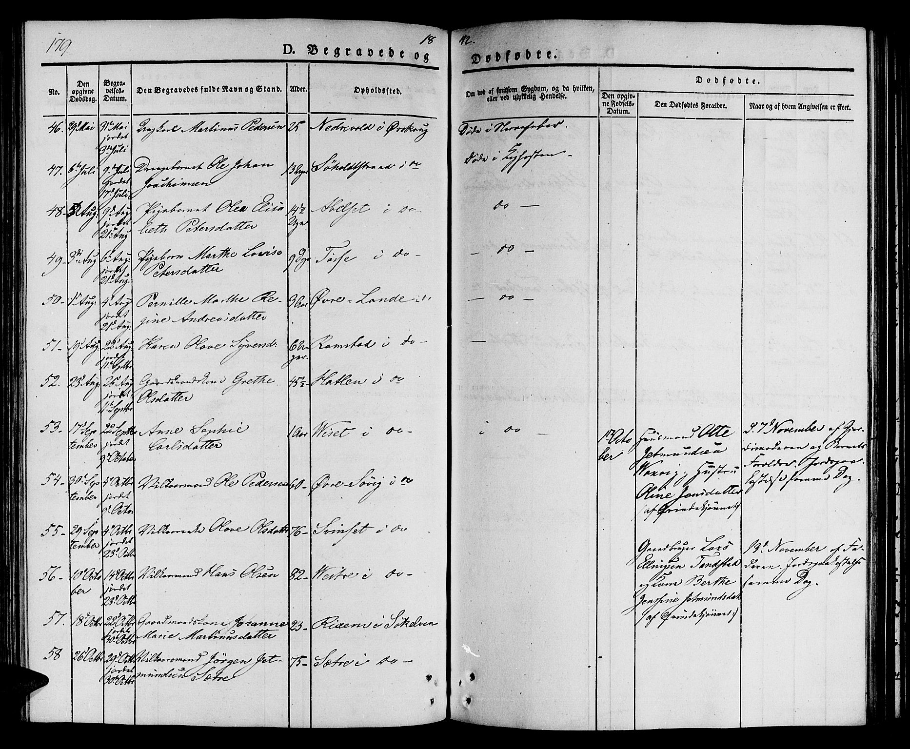 Ministerialprotokoller, klokkerbøker og fødselsregistre - Møre og Romsdal, AV/SAT-A-1454/522/L0311: Parish register (official) no. 522A06, 1832-1842, p. 179