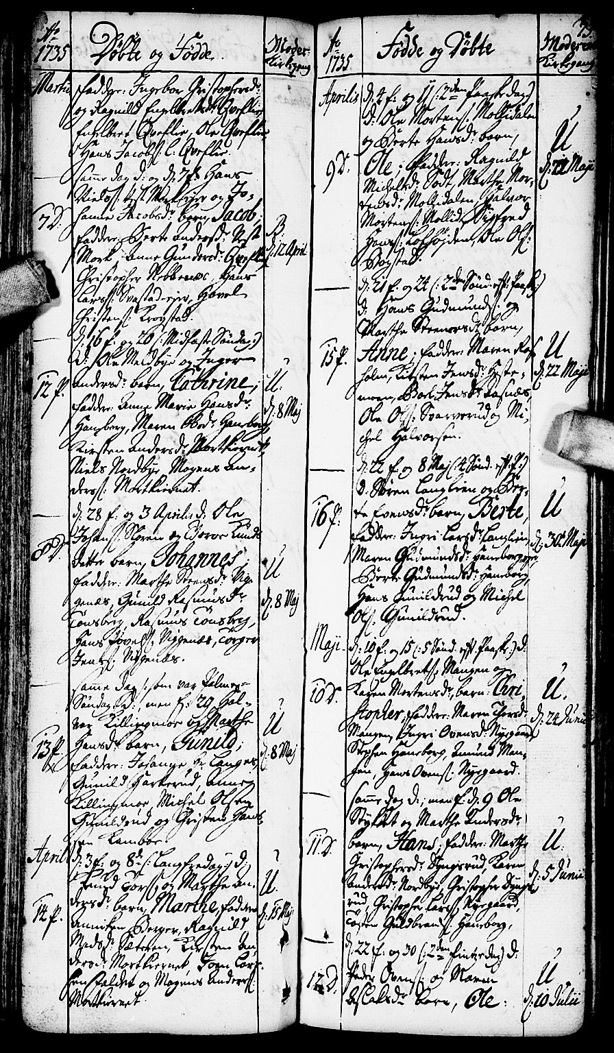 Aurskog prestekontor Kirkebøker, SAO/A-10304a/F/Fa/L0002: Parish register (official) no. I 2, 1735-1766, p. 73