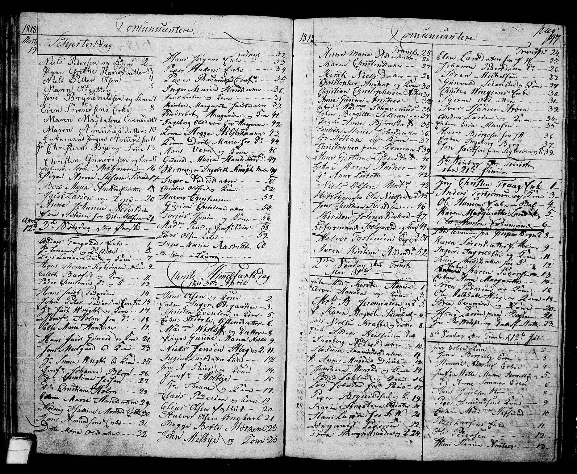 Langesund kirkebøker, AV/SAKO-A-280/G/Ga/L0002: Parish register (copy) no. 2, 1801-1815, p. 47