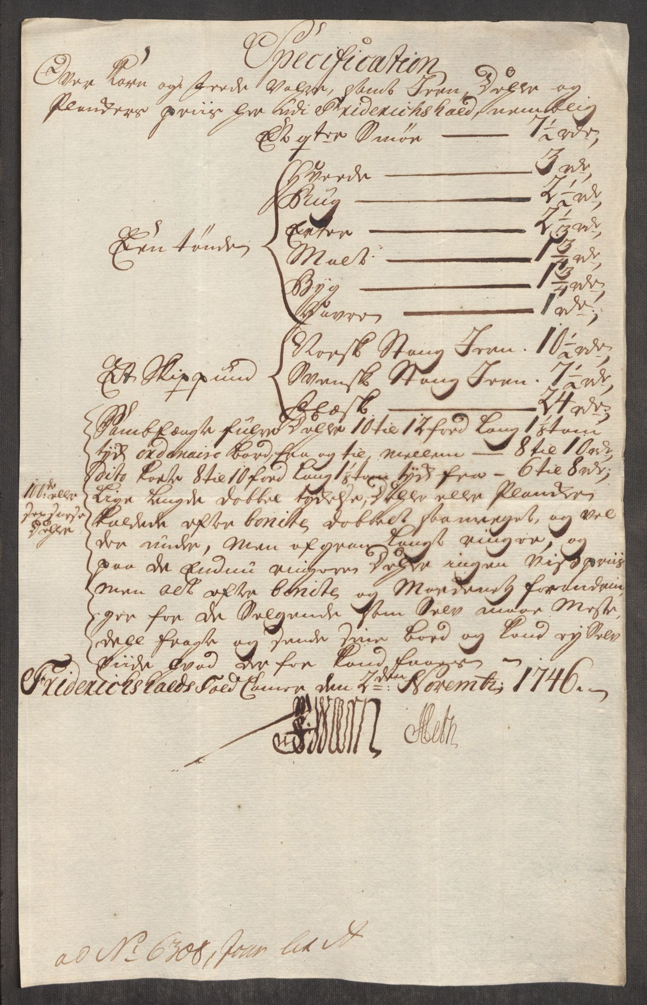 Rentekammeret inntil 1814, Realistisk ordnet avdeling, AV/RA-EA-4070/Oe/L0003: [Ø1]: Priskuranter, 1745-1748, p. 236