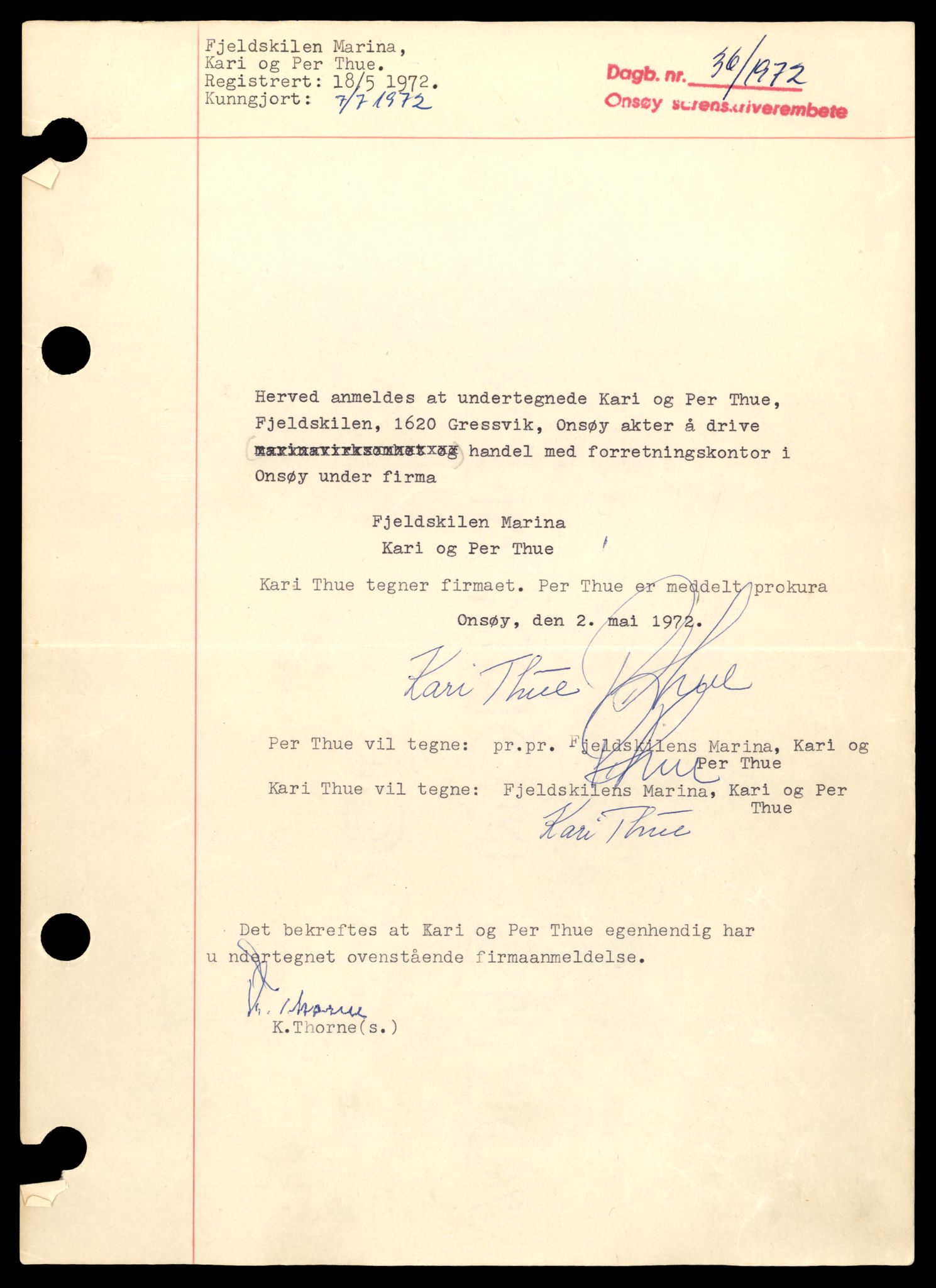 Fredrikstad tingrett, AV/SAT-A-10473/K/Ka/Kab/L0002: Enkeltmannsforetak, F-K, 1944-1990, p. 37