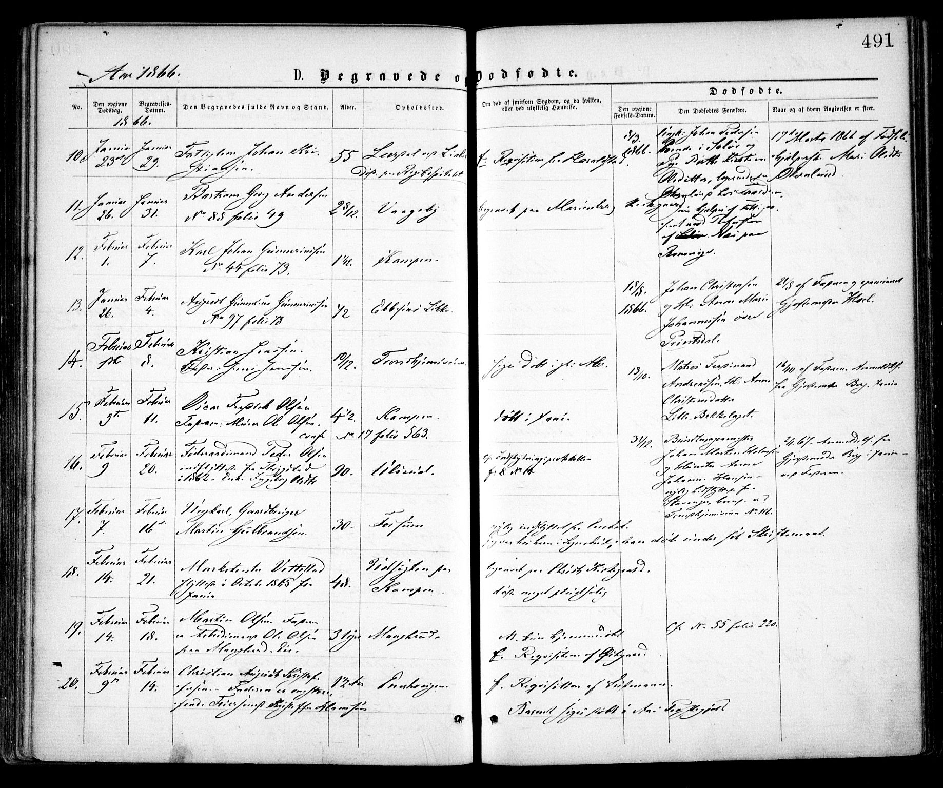 Østre Aker prestekontor Kirkebøker, AV/SAO-A-10840/F/Fa/L0001: Parish register (official) no. I 1, 1861-1869, p. 491