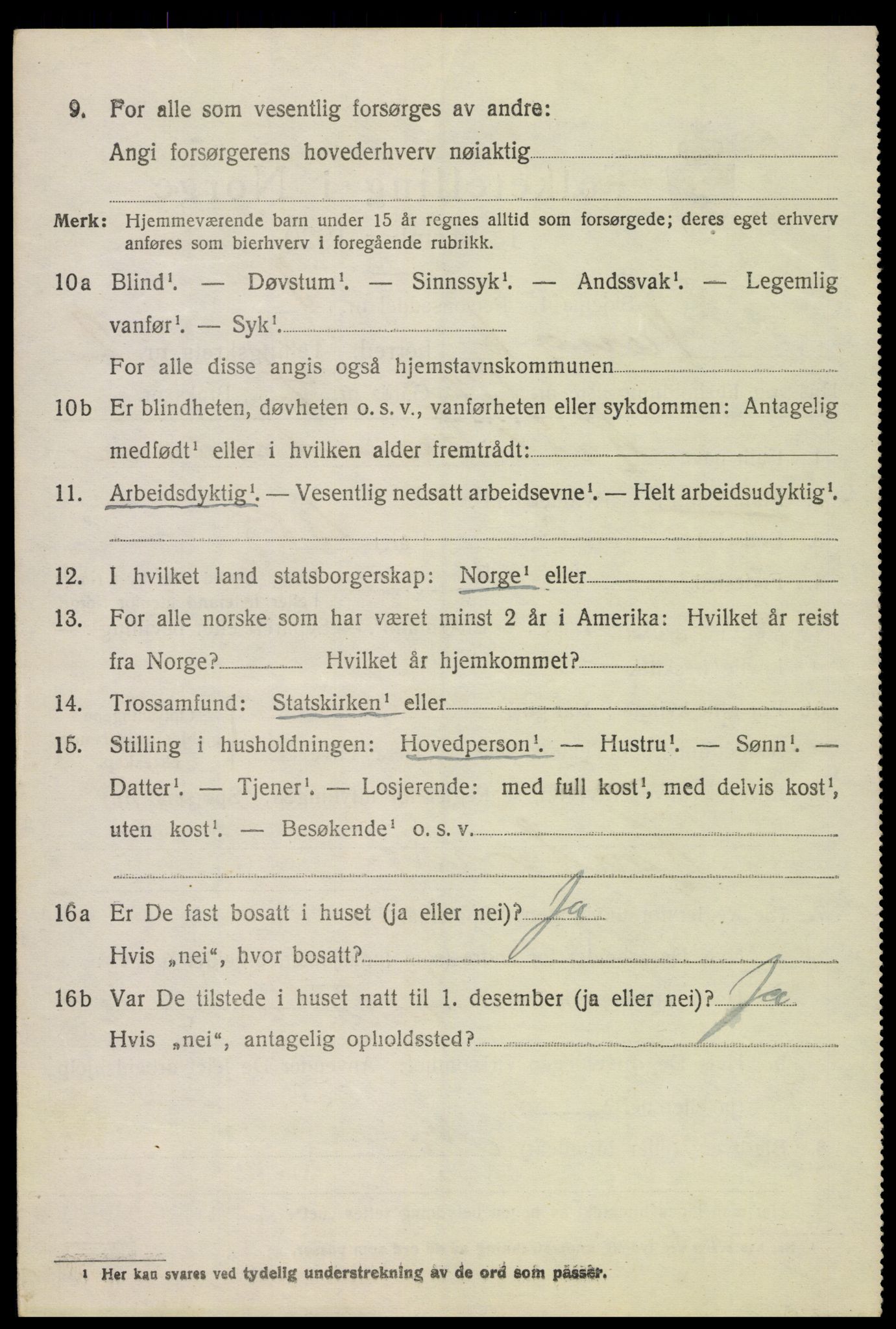 SAH, 1920 census for Vang (Hedmark), 1920, p. 9046