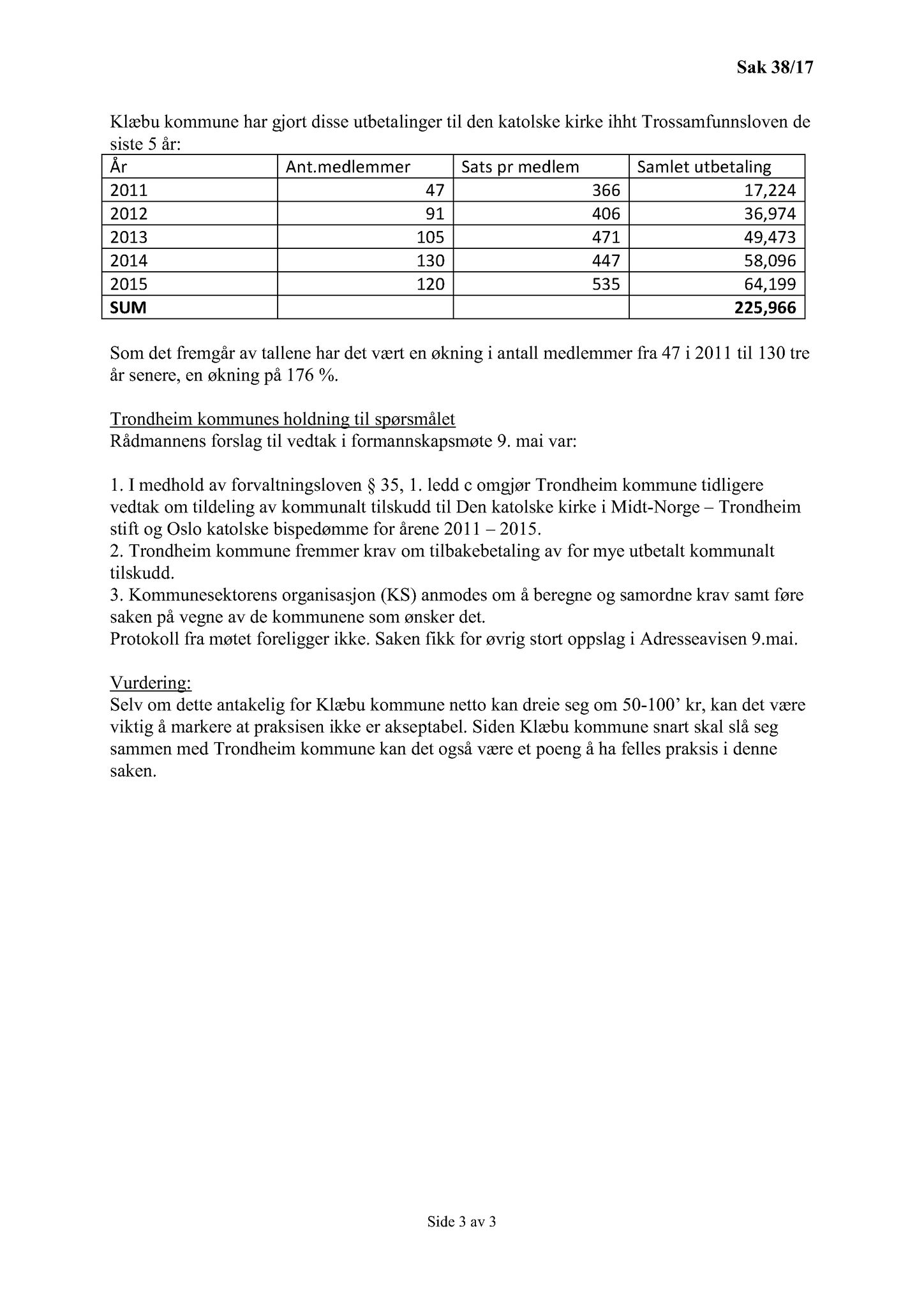 Klæbu Kommune, TRKO/KK/01-KS/L010: Kommunestyret - Møtedokumenter, 2017, p. 1232