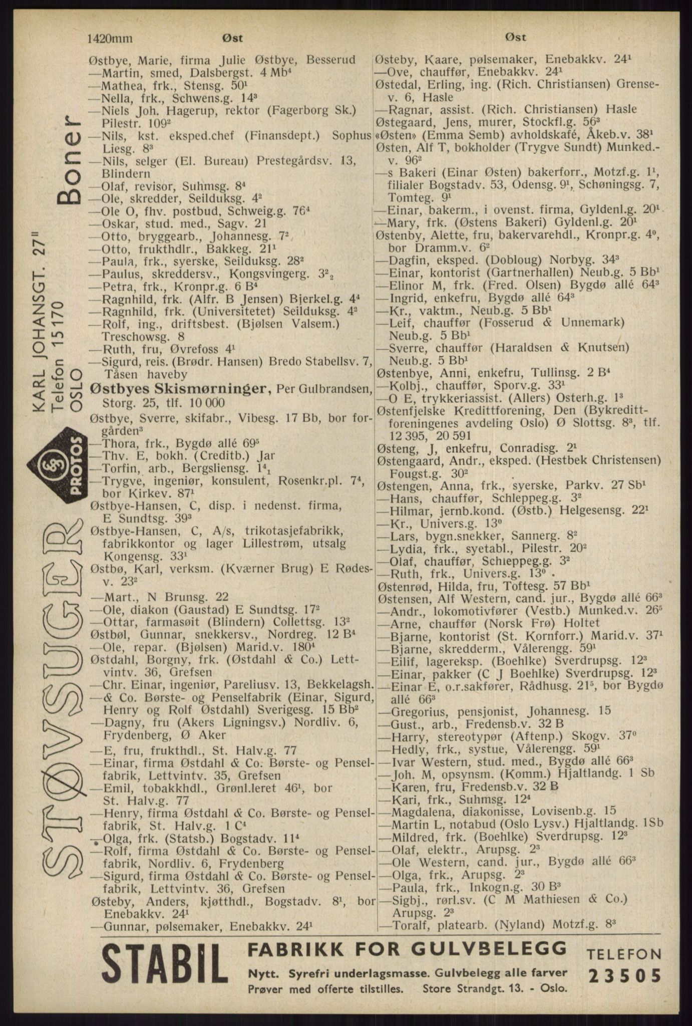 Kristiania/Oslo adressebok, PUBL/-, 1934, p. 1420