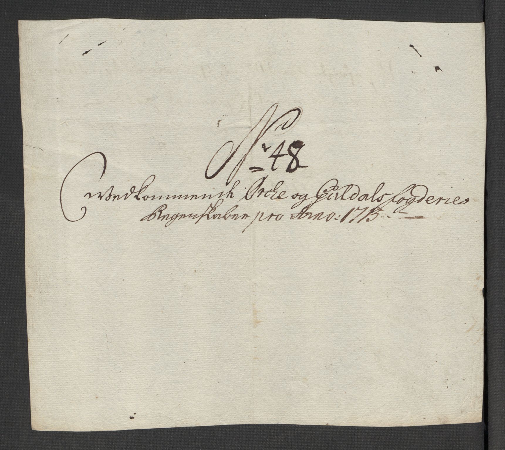 Rentekammeret inntil 1814, Reviderte regnskaper, Fogderegnskap, RA/EA-4092/R60/L3966: Fogderegnskap Orkdal og Gauldal, 1715, p. 407