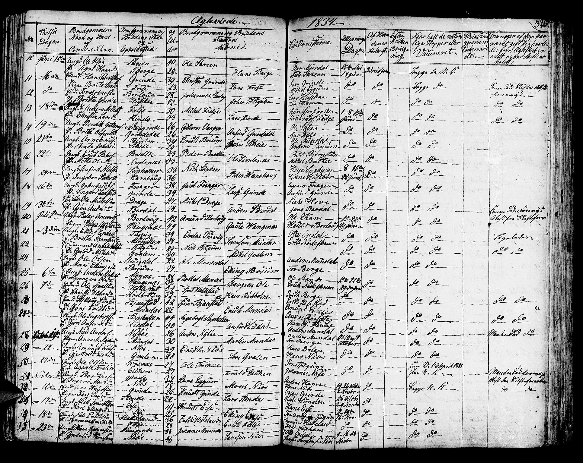 Leikanger sokneprestembete, AV/SAB-A-81001/H/Haa/Haaa/L0006: Parish register (official) no. A 6, 1810-1838, p. 326