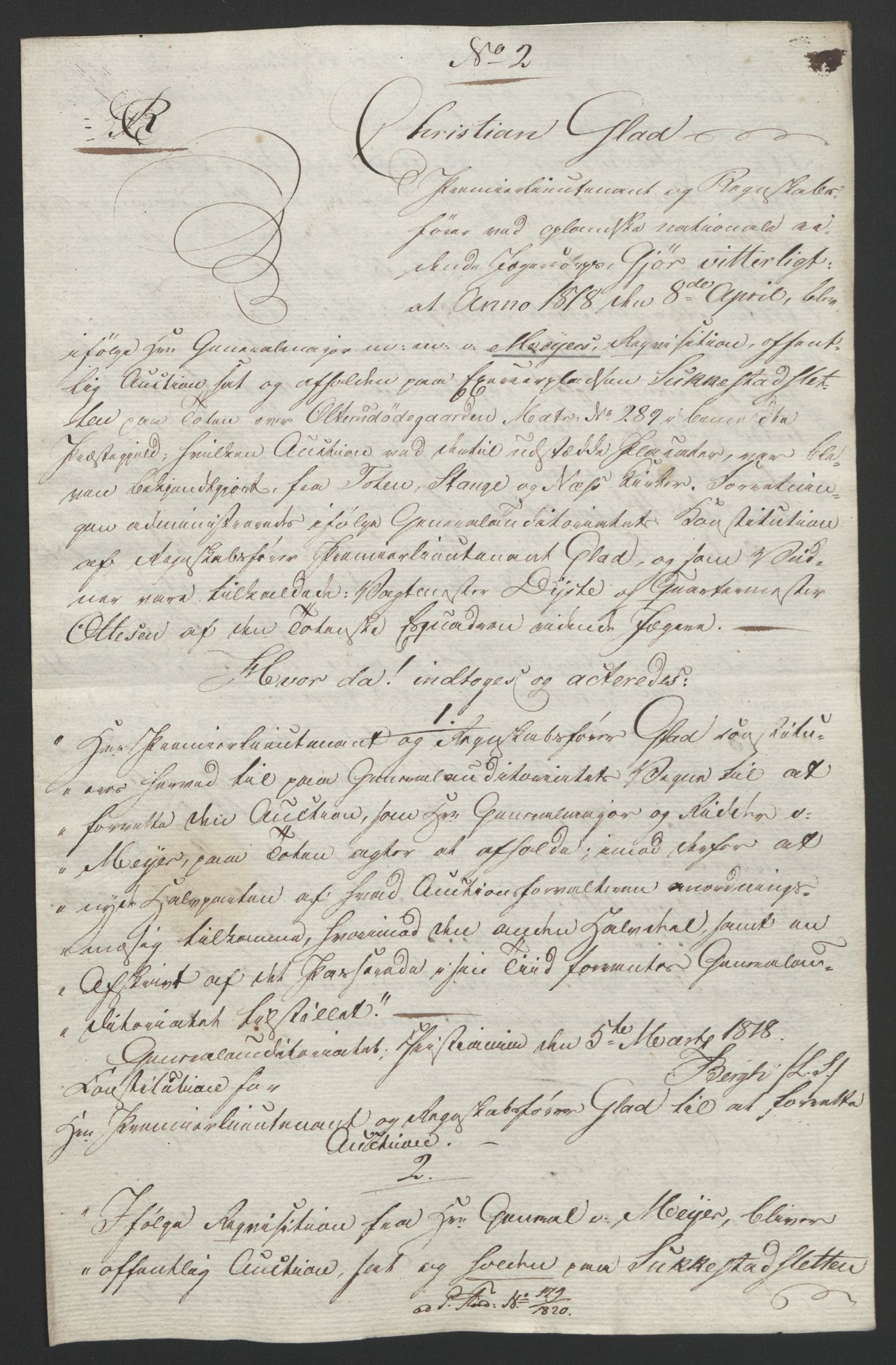 Forsvaret, Generalauditøren, AV/RA-RAFA-1772/F/Fj/Fja/L0022: --, 1733-1821, p. 528