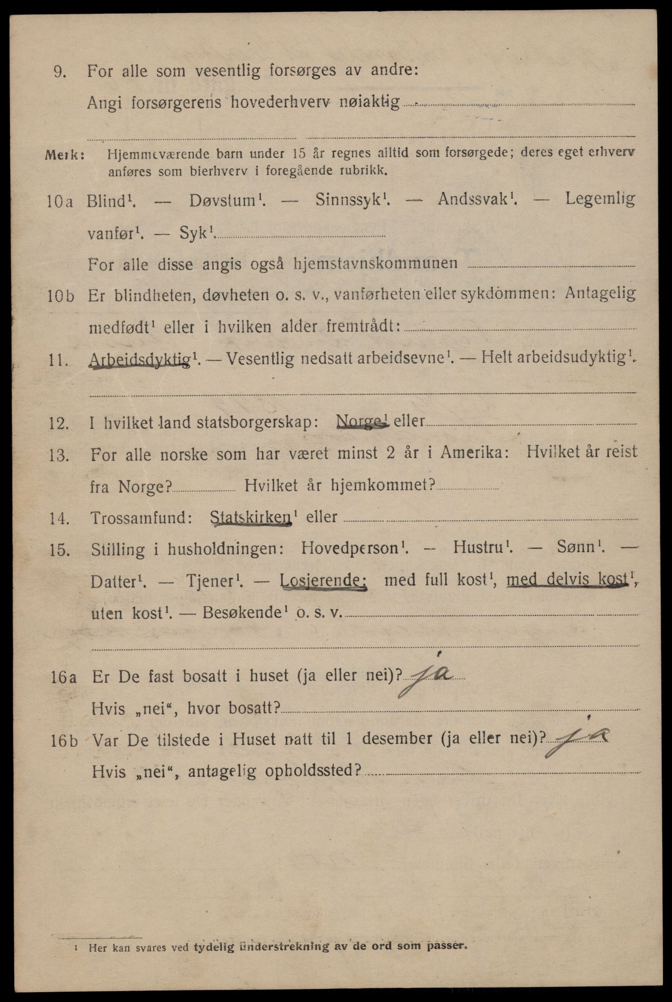 SAT, 1920 census for Trondheim, 1920, p. 105841