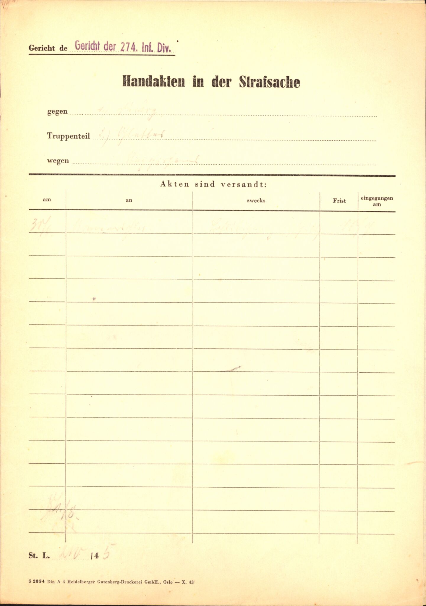 Forsvarets Overkommando. 2 kontor. Arkiv 11.4. Spredte tyske arkivsaker, AV/RA-RAFA-7031/D/Dar/Darc/L0019: FO.II, 1945, p. 1183