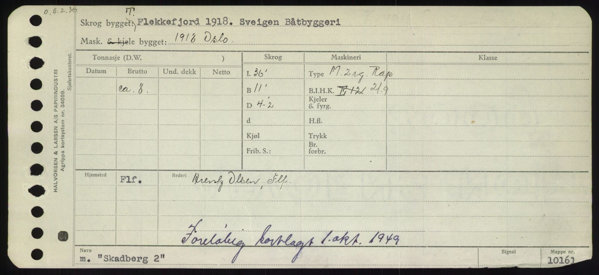 Sjøfartsdirektoratet med forløpere, Skipsmålingen, RA/S-1627/H/Hd/L0034: Fartøy, Sk-Slå, p. 3