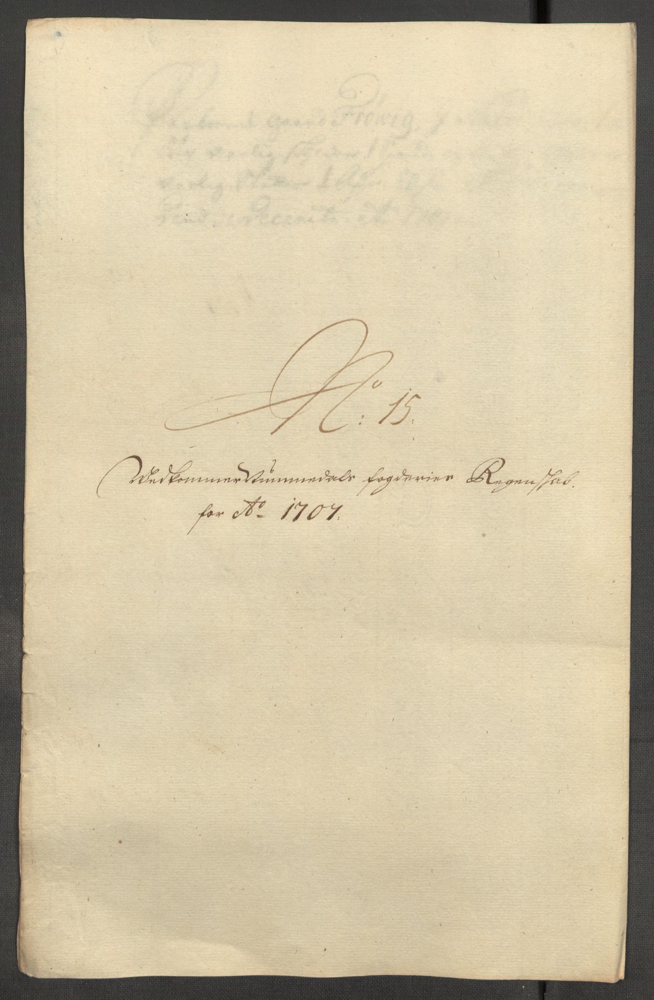 Rentekammeret inntil 1814, Reviderte regnskaper, Fogderegnskap, AV/RA-EA-4092/R64/L4430: Fogderegnskap Namdal, 1707-1708, p. 168