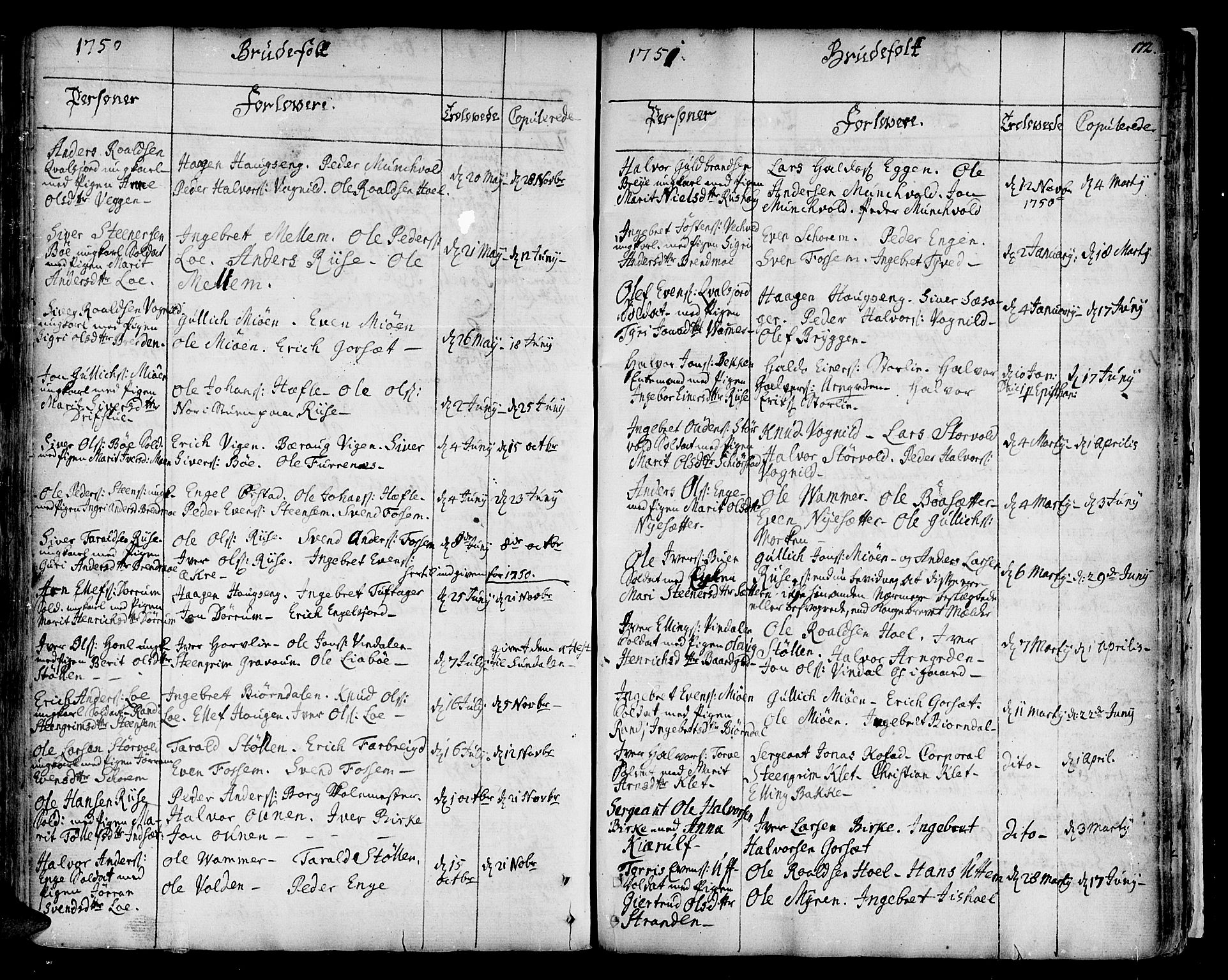 Ministerialprotokoller, klokkerbøker og fødselsregistre - Sør-Trøndelag, SAT/A-1456/678/L0891: Parish register (official) no. 678A01, 1739-1780, p. 172