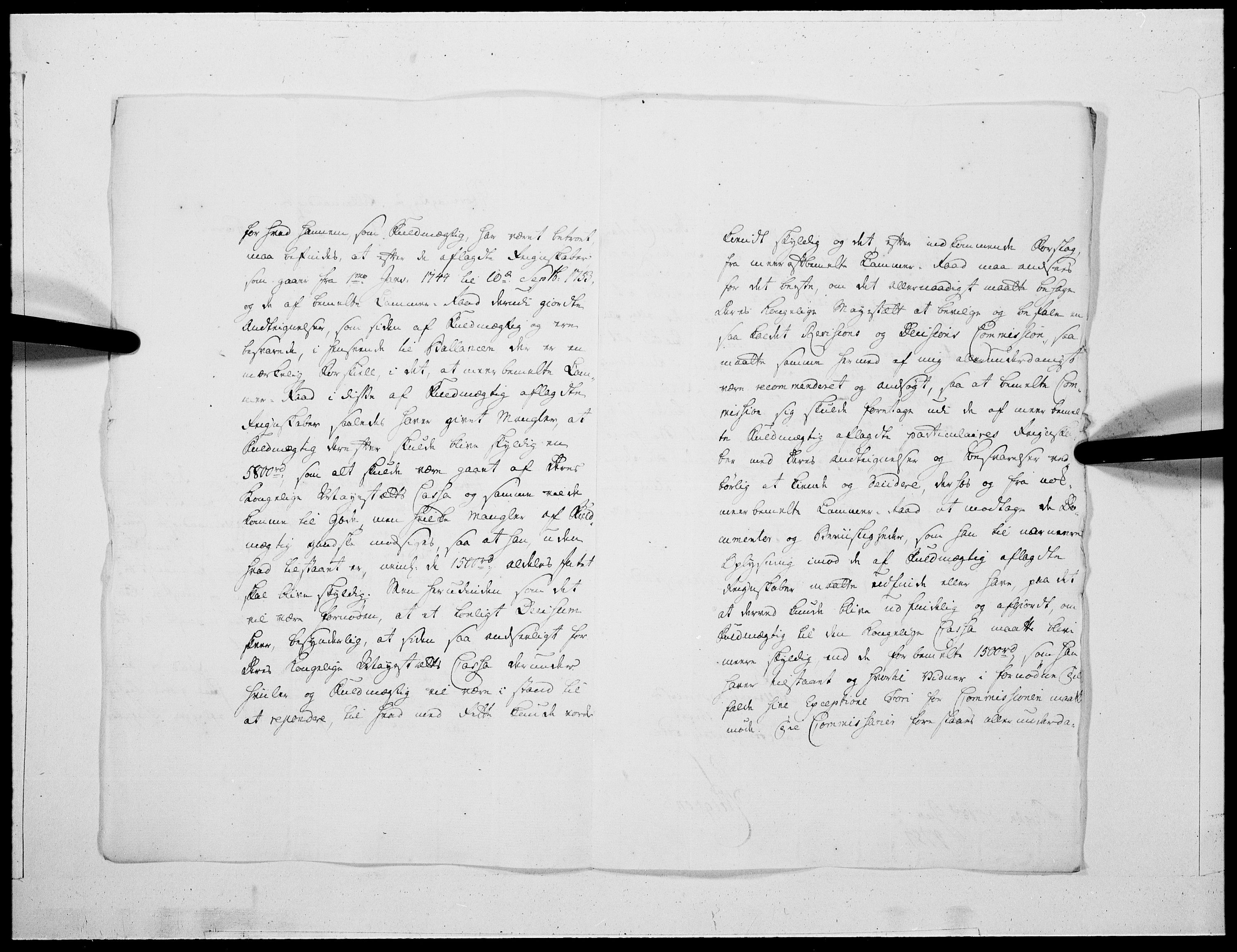 Danske Kanselli 1572-1799, AV/RA-EA-3023/F/Fc/Fcc/Fcca/L0167: Norske innlegg 1572-1799, 1754, p. 33