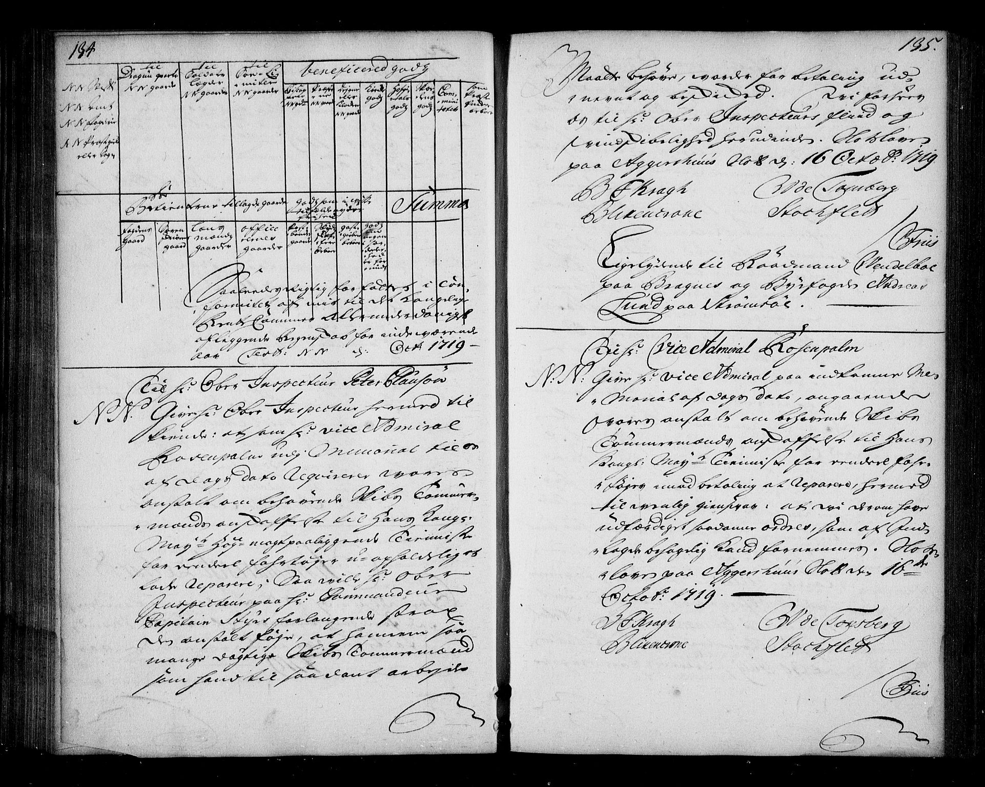 Stattholderembetet 1572-1771, AV/RA-EA-2870/Bd/L0012: Ordreprotokoll, 1719-1720, p. 134-135