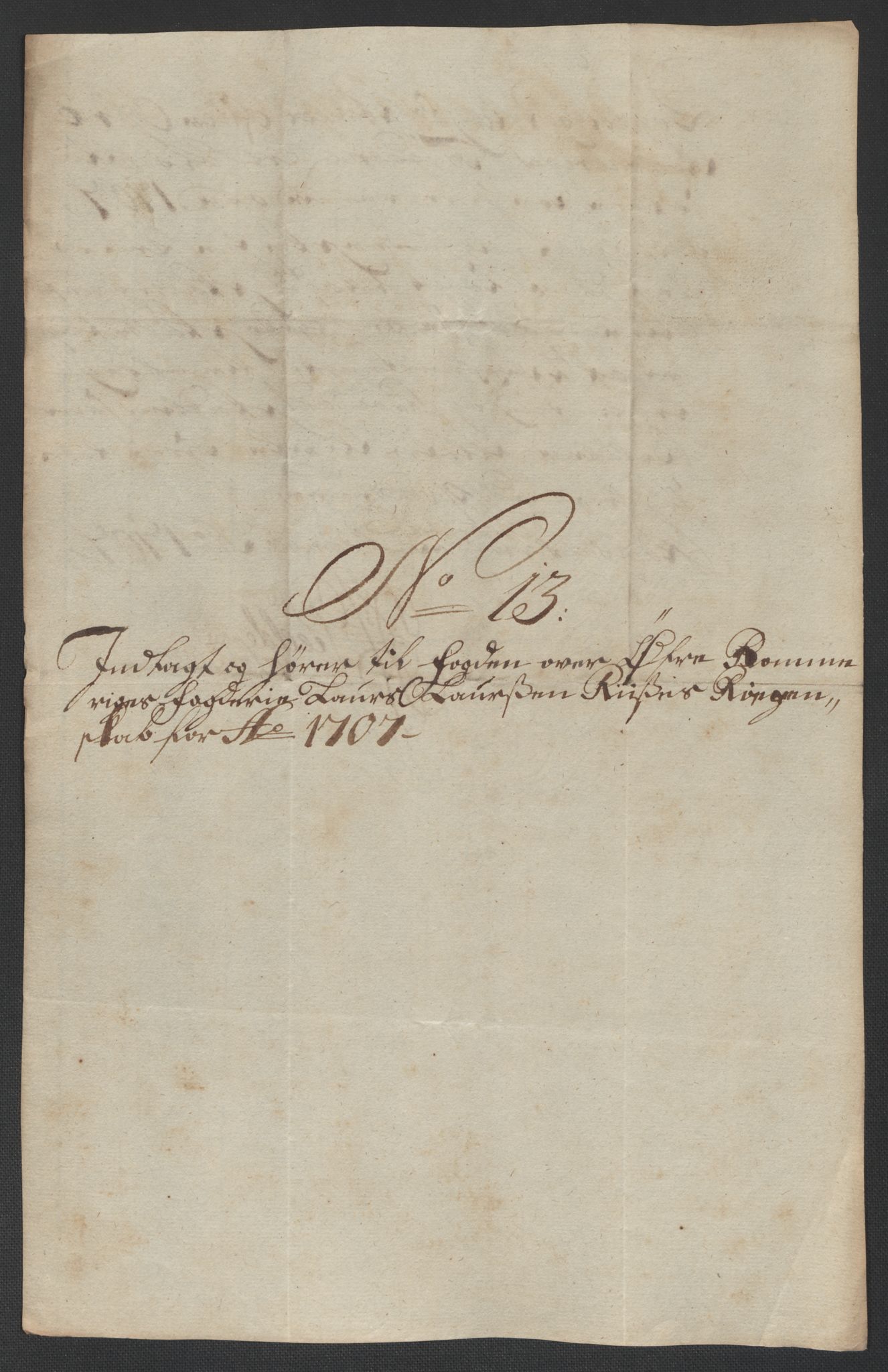 Rentekammeret inntil 1814, Reviderte regnskaper, Fogderegnskap, AV/RA-EA-4092/R12/L0718: Fogderegnskap Øvre Romerike, 1706-1707, p. 428