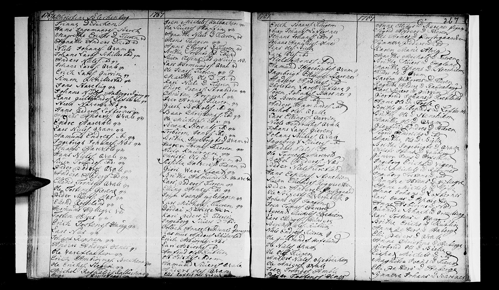 Sogndal sokneprestembete, AV/SAB-A-81301/H/Haa/Haaa/L0003: Parish register (official) no. A 3, 1747-1768, p. 267