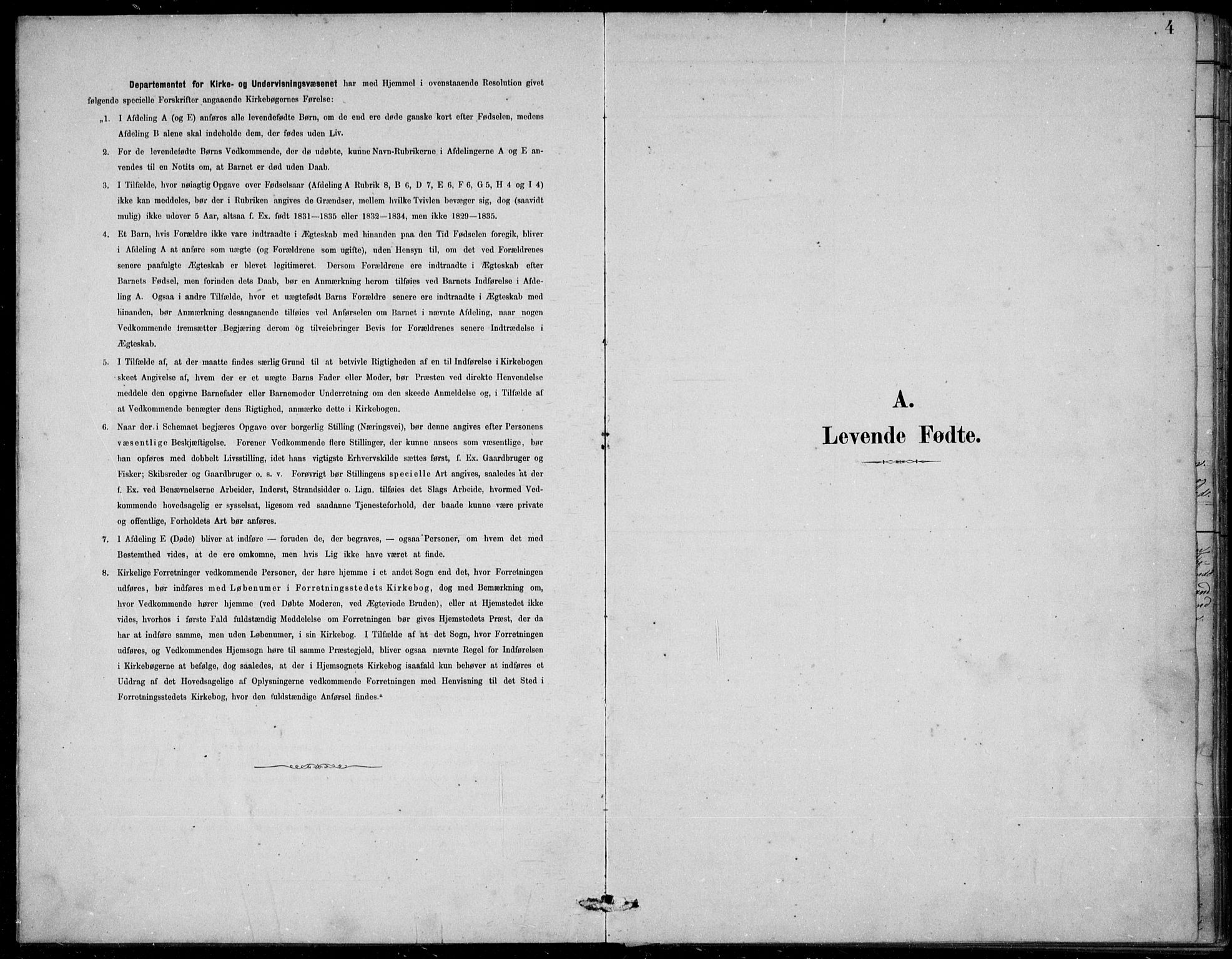 Askvoll sokneprestembete, SAB/A-79501/H/Hab/Habb/L0001: Parish register (copy) no. B 1, 1879-1909, p. 4