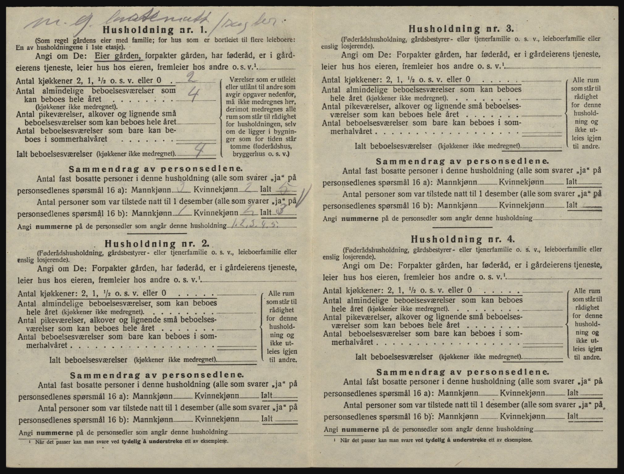 SAO, 1920 census for Glemmen, 1920, p. 1972