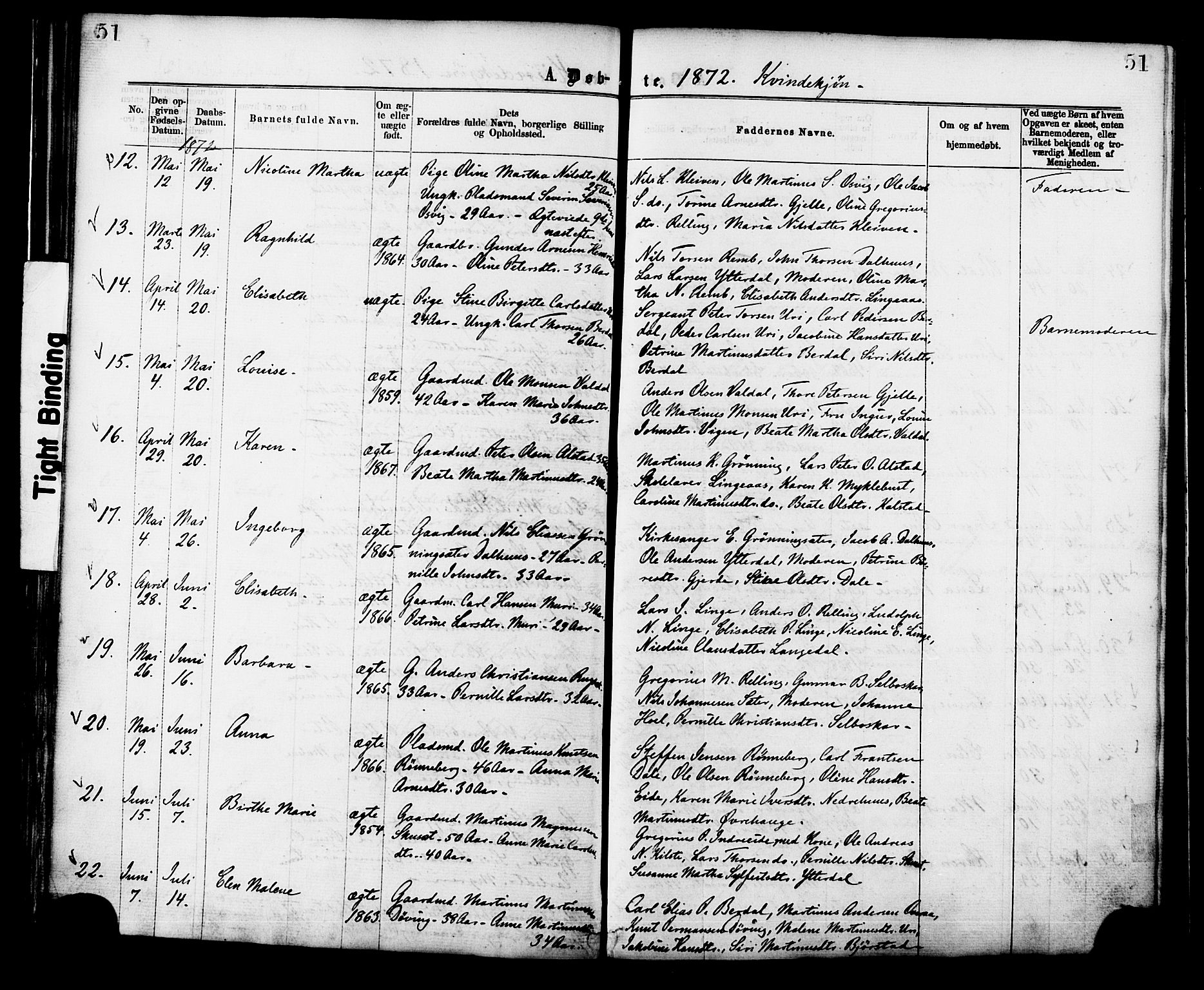Ministerialprotokoller, klokkerbøker og fødselsregistre - Møre og Romsdal, SAT/A-1454/519/L0254: Parish register (official) no. 519A13, 1868-1883, p. 51