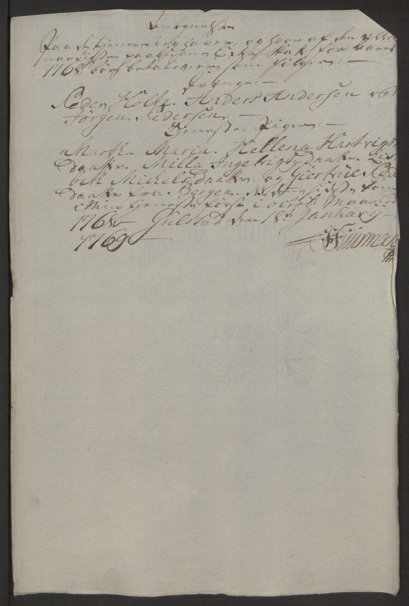 Rentekammeret inntil 1814, Realistisk ordnet avdeling, RA/EA-4070/Ol/L0022a/0002: [Gg 10]: Ekstraskatten, 23.09.1762. Nordlands amt / Vesterålen, Andenes og Lofoten, 1763-1769, p. 65