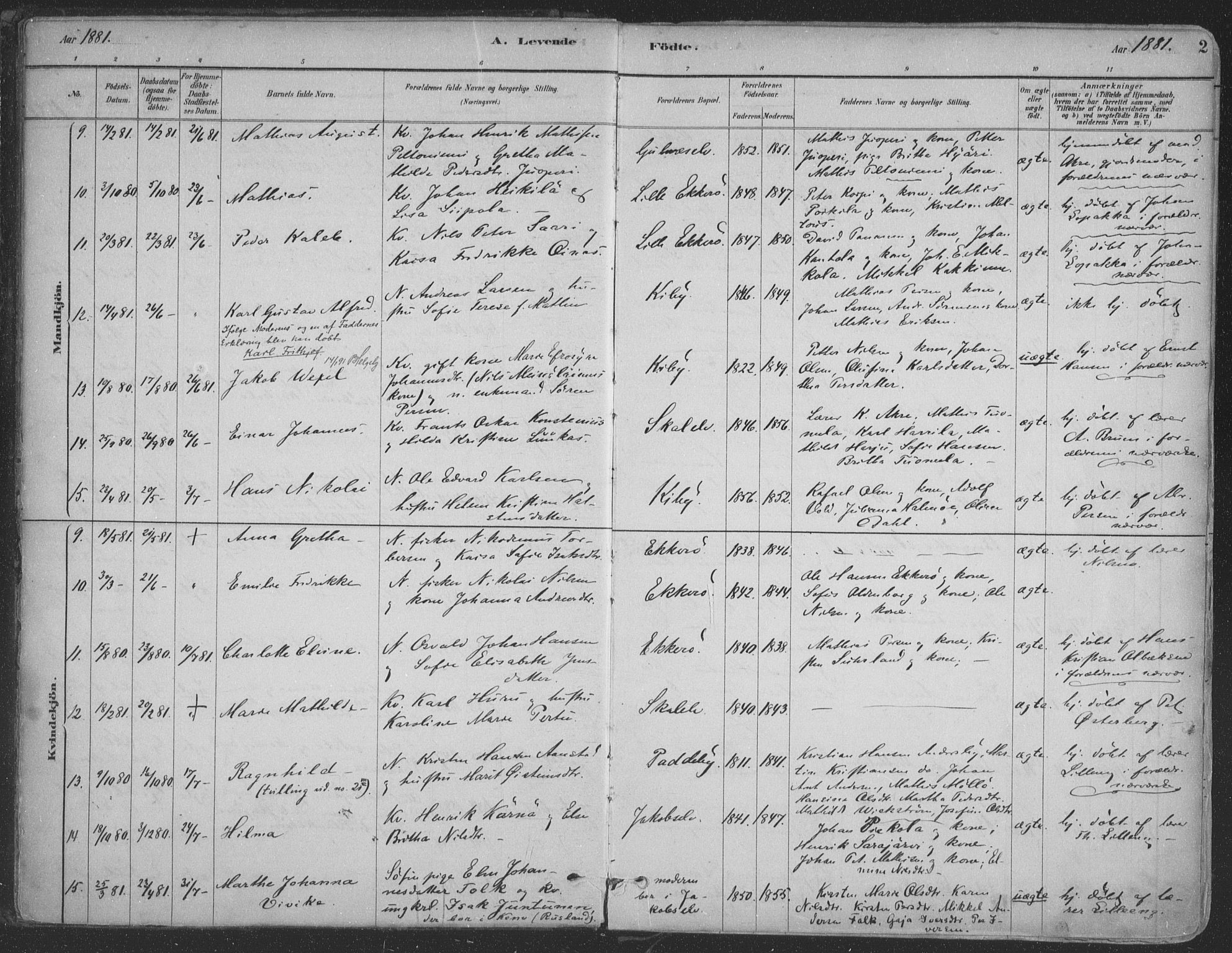 Vadsø sokneprestkontor, SATØ/S-1325/H/Ha/L0009kirke: Parish register (official) no. 9, 1881-1917, p. 2