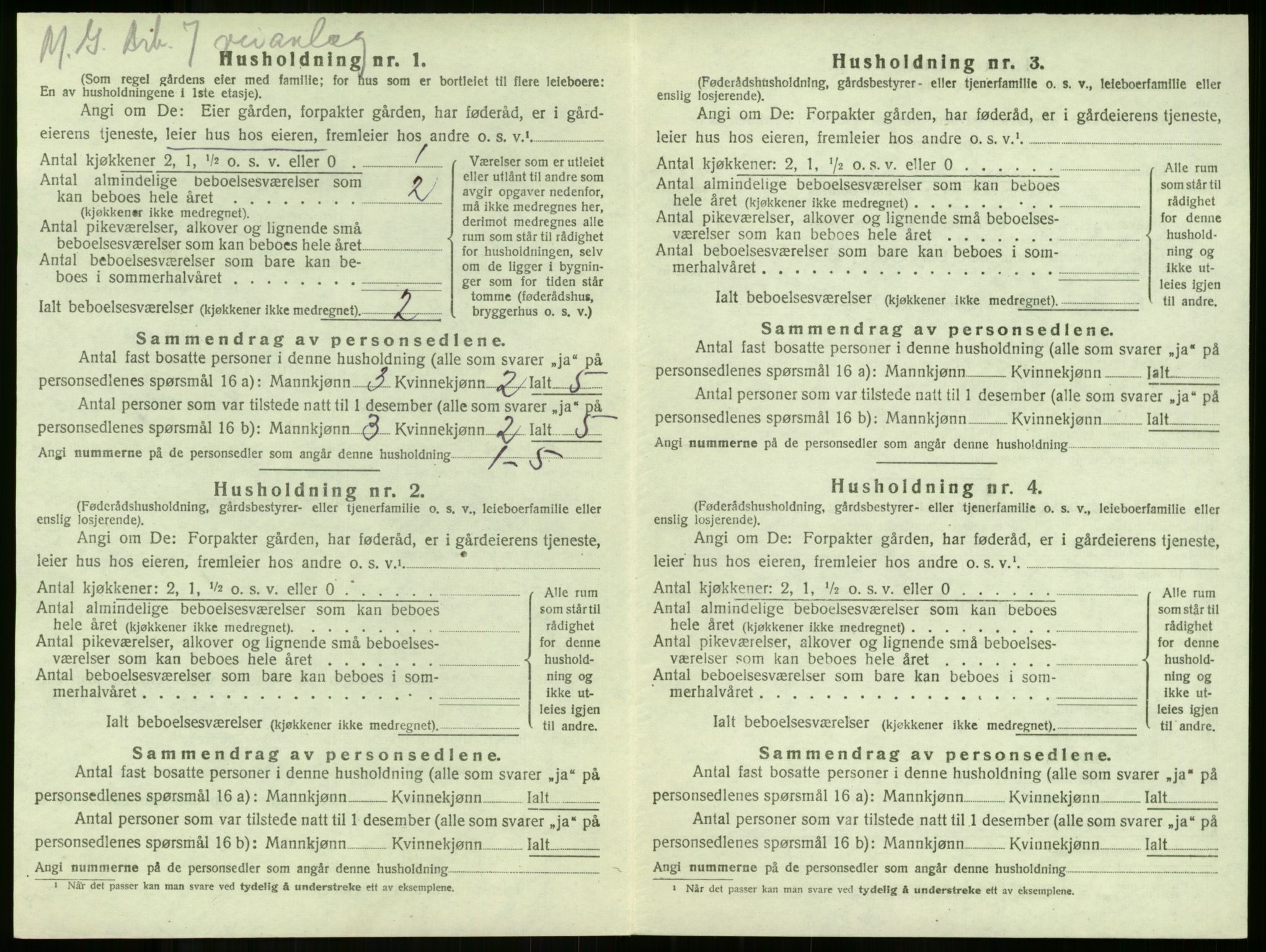 SAKO, 1920 census for Stokke, 1920, p. 244