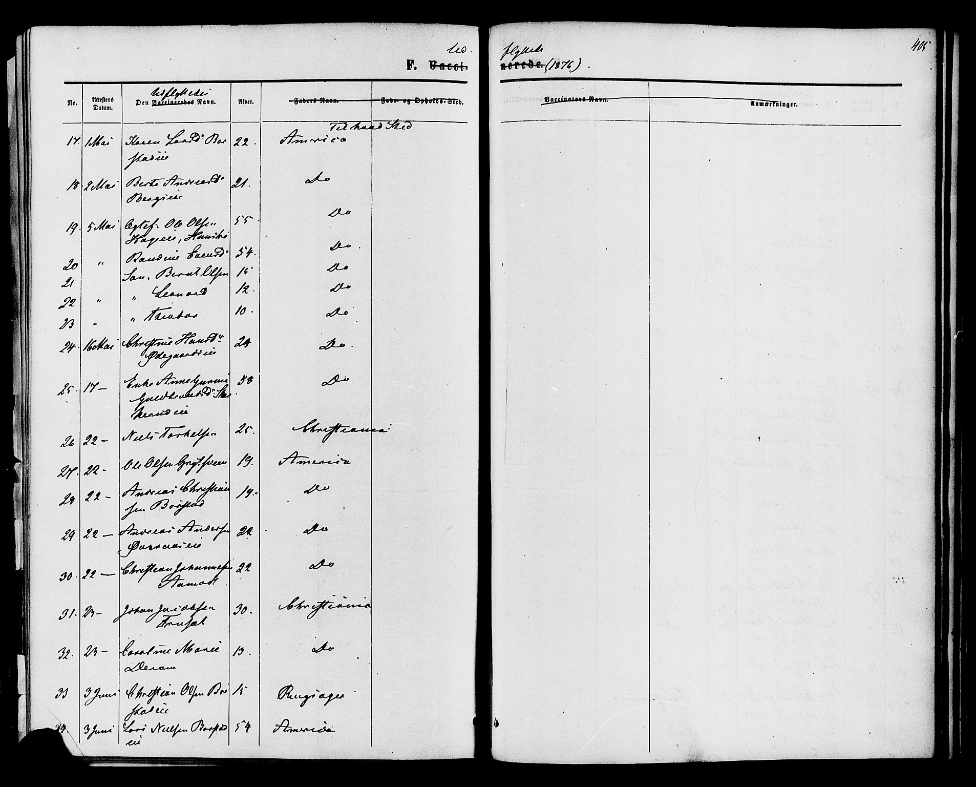 Vardal prestekontor, AV/SAH-PREST-100/H/Ha/Haa/L0007: Parish register (official) no. 7, 1867-1878, p. 405