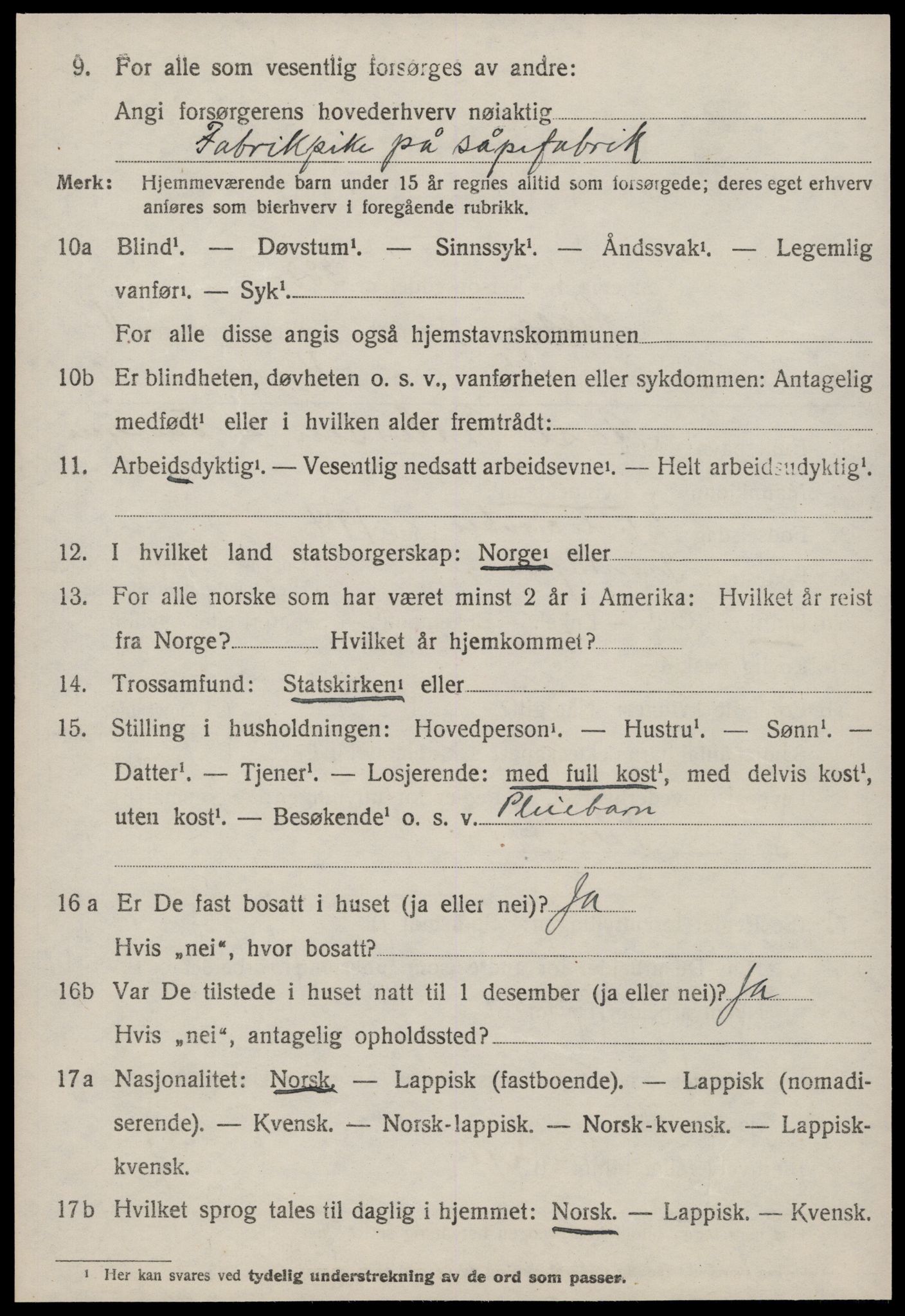 SAT, 1920 census for Rissa, 1920, p. 3724