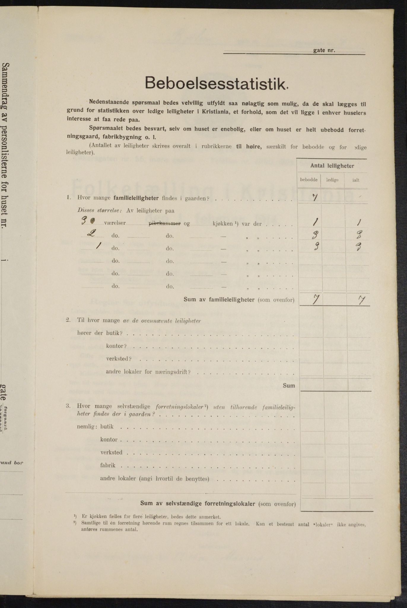 OBA, Municipal Census 1914 for Kristiania, 1914, p. 6421