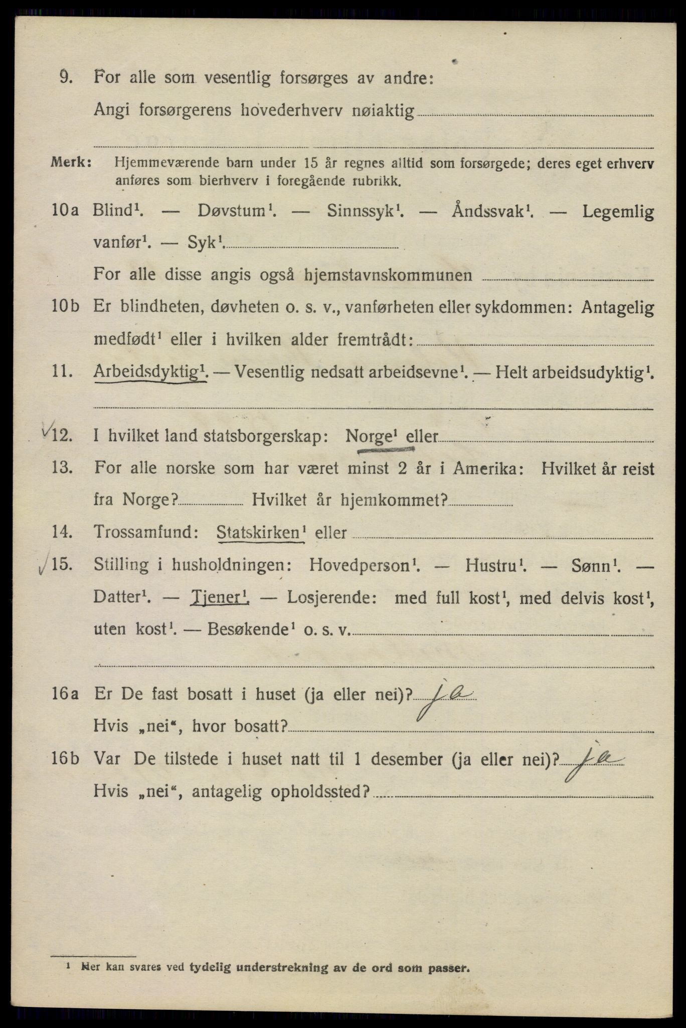 SAO, 1920 census for Kristiania, 1920, p. 254586