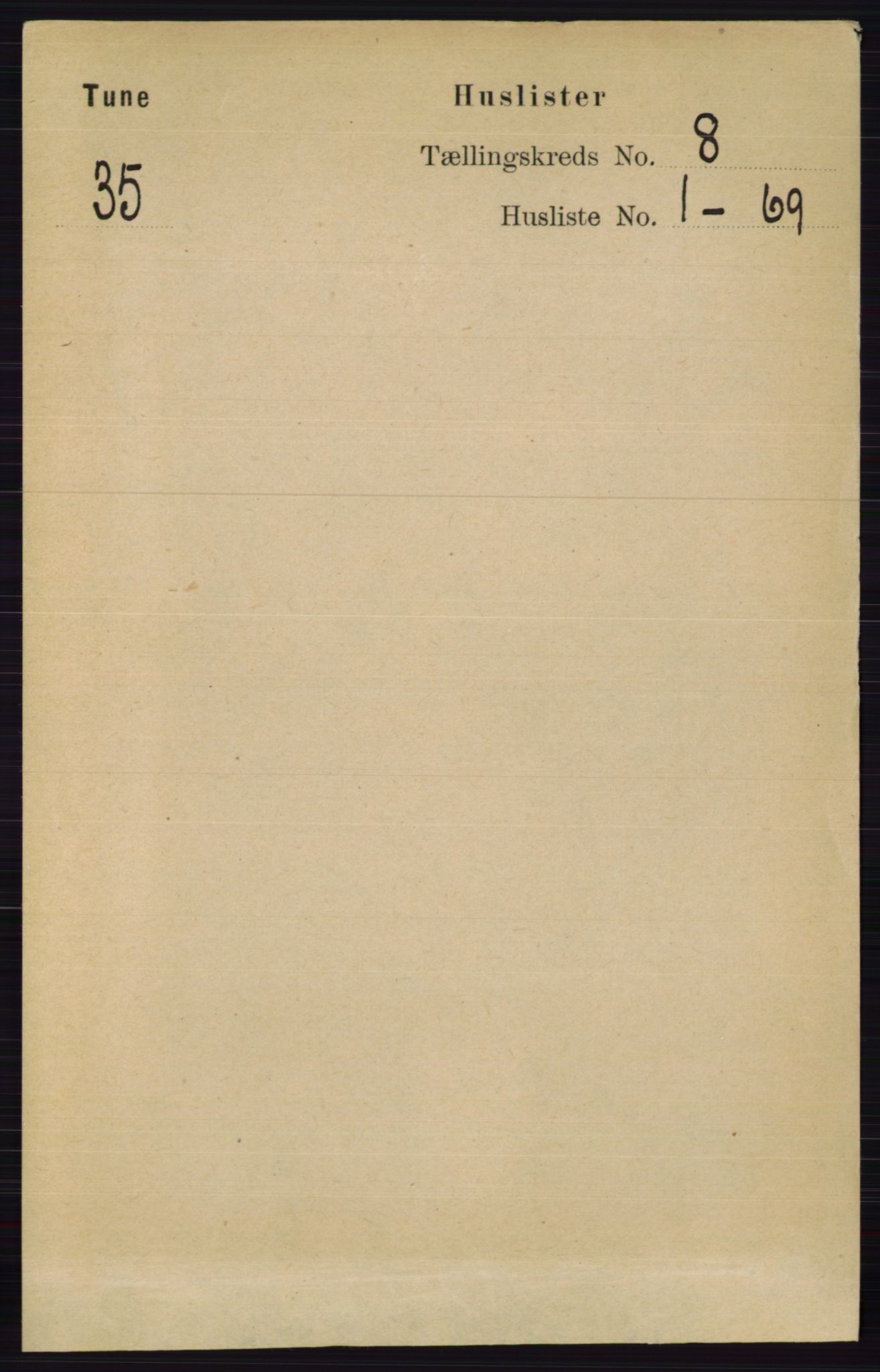 RA, 1891 census for 0130 Tune, 1891, p. 5703