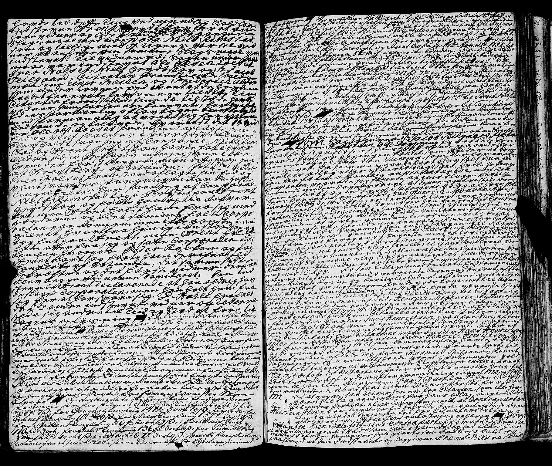 Nordmøre sorenskriveri, SAT/A-4132/1/1/1A/L0023: Tingbok nr. 22, 1751-1758, p. 307